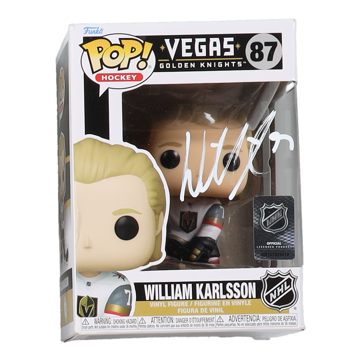 William Karlsson Signed Golden Knights #87 Funko Pop! Vinyl Figure (JSA) at PristineAuction.com William Karlsson Signed Golden Knights #87 Funko Pop! Vinyl Figure (JSA) at PristineAuction.com