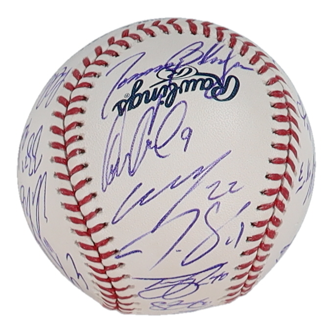 2018 RailRiders OML Baseball Signed By (25) with Nestor Cortes, Tyler Wade, Giovanny Urshela, Justus Sheffield (Steiner) at PristineAuction.com 2018 RailRiders OML Baseball Signed By (25) with Nestor Cortes, Tyler Wade, Giovanny Urshela, Justus Sheffield (Steiner) at PristineAuction.com