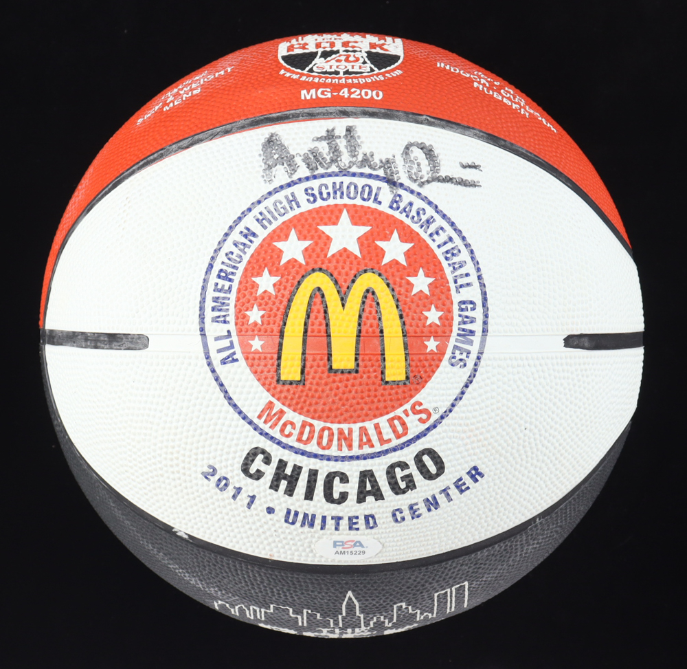 Anthony Davis Signed Ronald McDonald House Charities Logo Basketball (PSA) at PristineAuction.com Anthony Davis Signed Ronald McDonald House Charities Logo Basketball (PSA) at PristineAuction.com