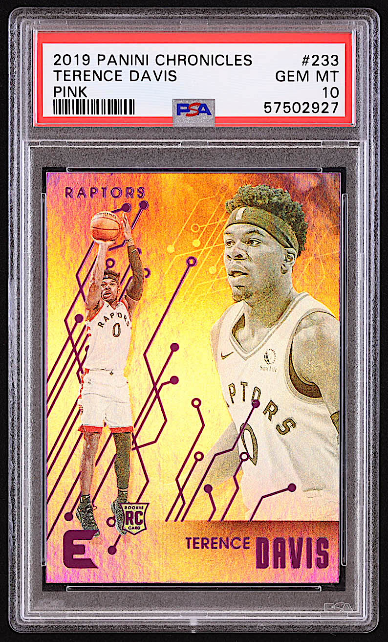 Terence Davis 2019-20 Panini Chronicles Pink #233 Essentials RC (PSA 10) at PristineAuction.com Terence Davis 2019-20 Panini Chronicles Pink #233 Essentials RC (PSA 10) at PristineAuction.com