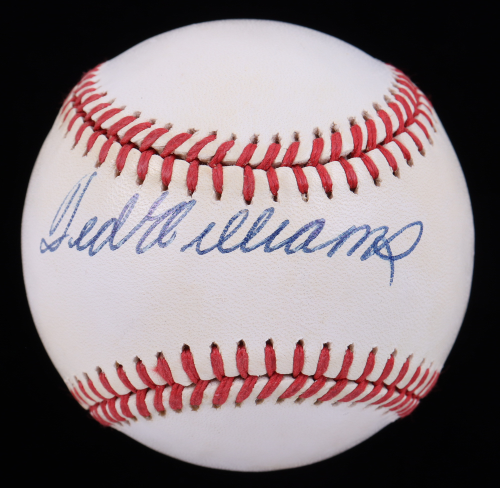 Ted Williams Signed OAL Baseball (Beckett) at PristineAuction.com Ted Williams Signed OAL Baseball (Beckett) at PristineAuction.com