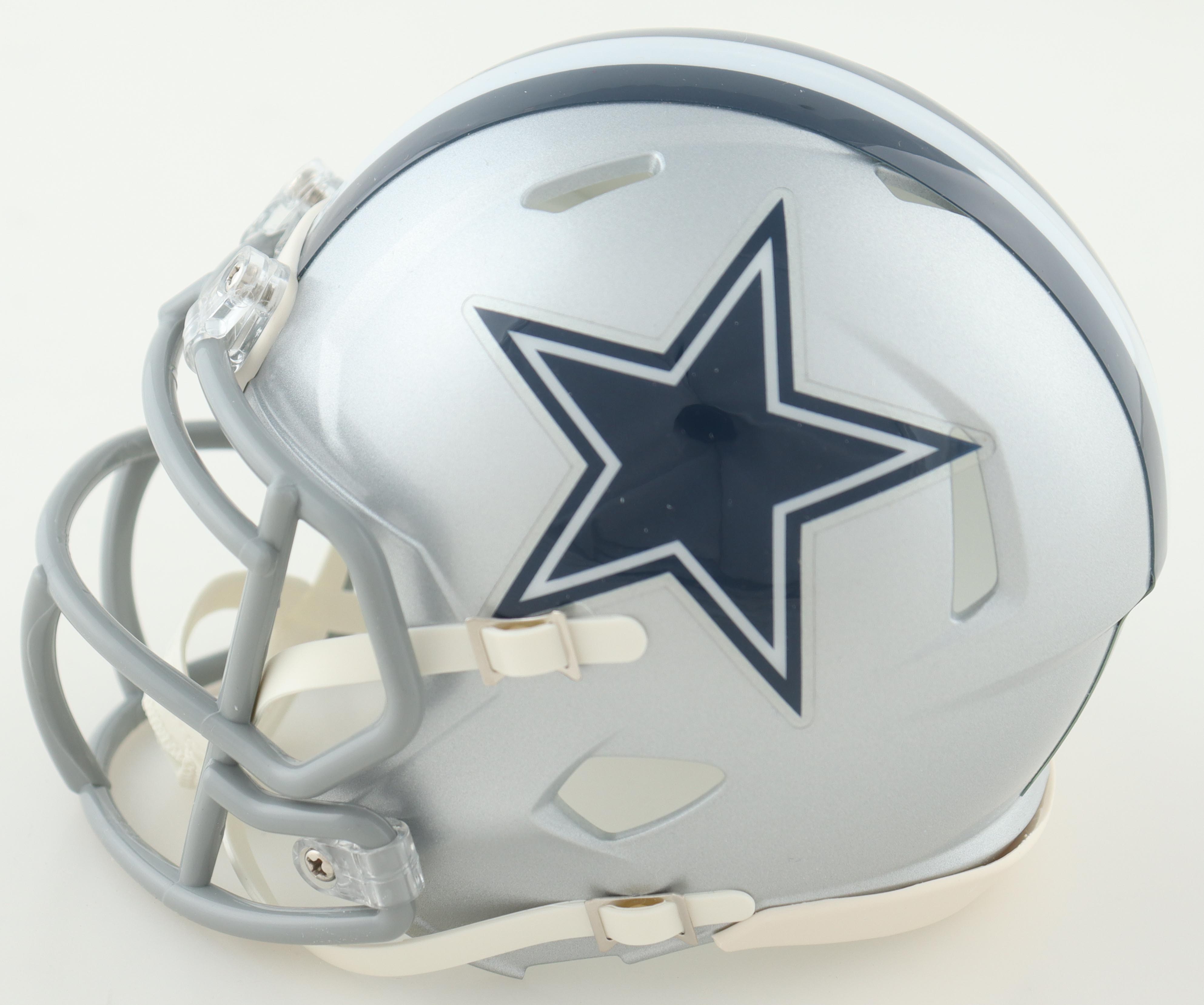 Jalen Brooks Signed Cowboys Speed Mini Helmet (JSA) at PristineAuction.com Jalen Brooks Signed Cowboys Speed Mini Helmet (JSA) at PristineAuction.com