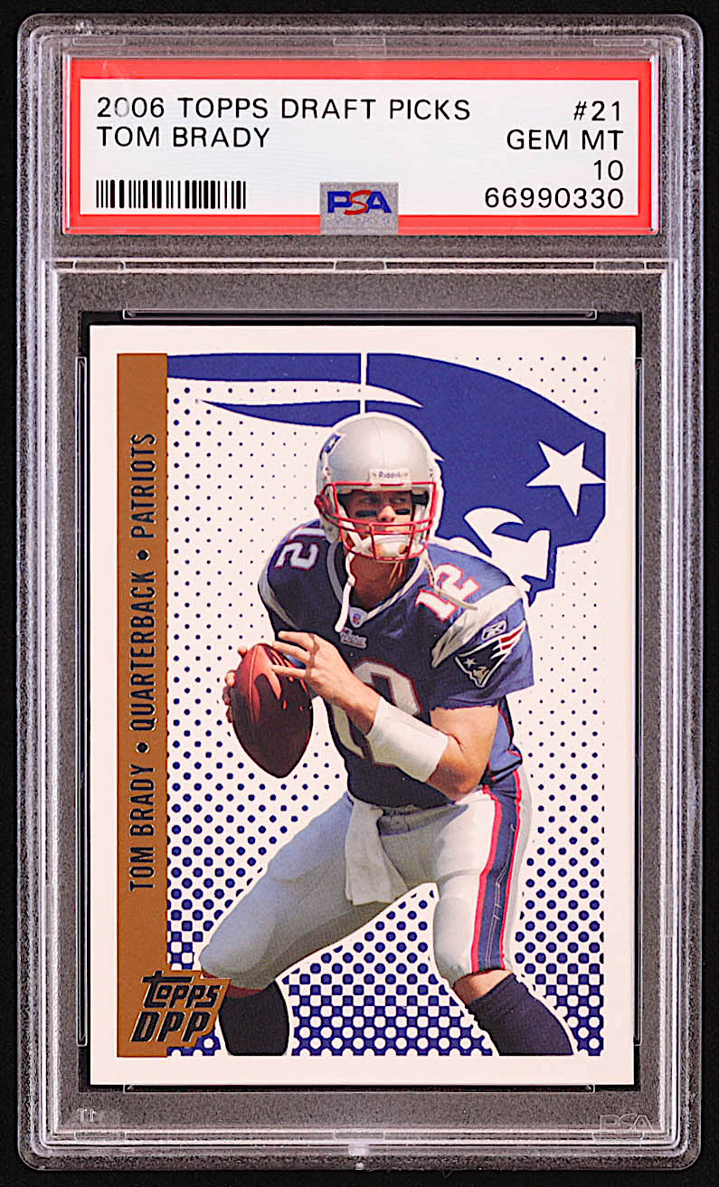 Tom Brady 2006 Topps Draft Picks and Prospects #21 (PSA 10) at PristineAuction.com Tom Brady 2006 Topps Draft Picks and Prospects #21 (PSA 10) at PristineAuction.com