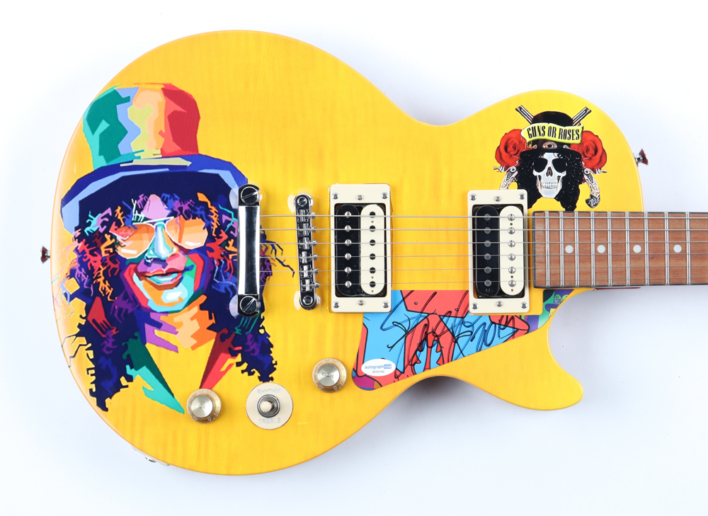 Slash Signed 41" Electric Guitar (AutographCOA) at PristineAuction.com Slash Signed 41" Electric Guitar (AutographCOA) at PristineAuction.com