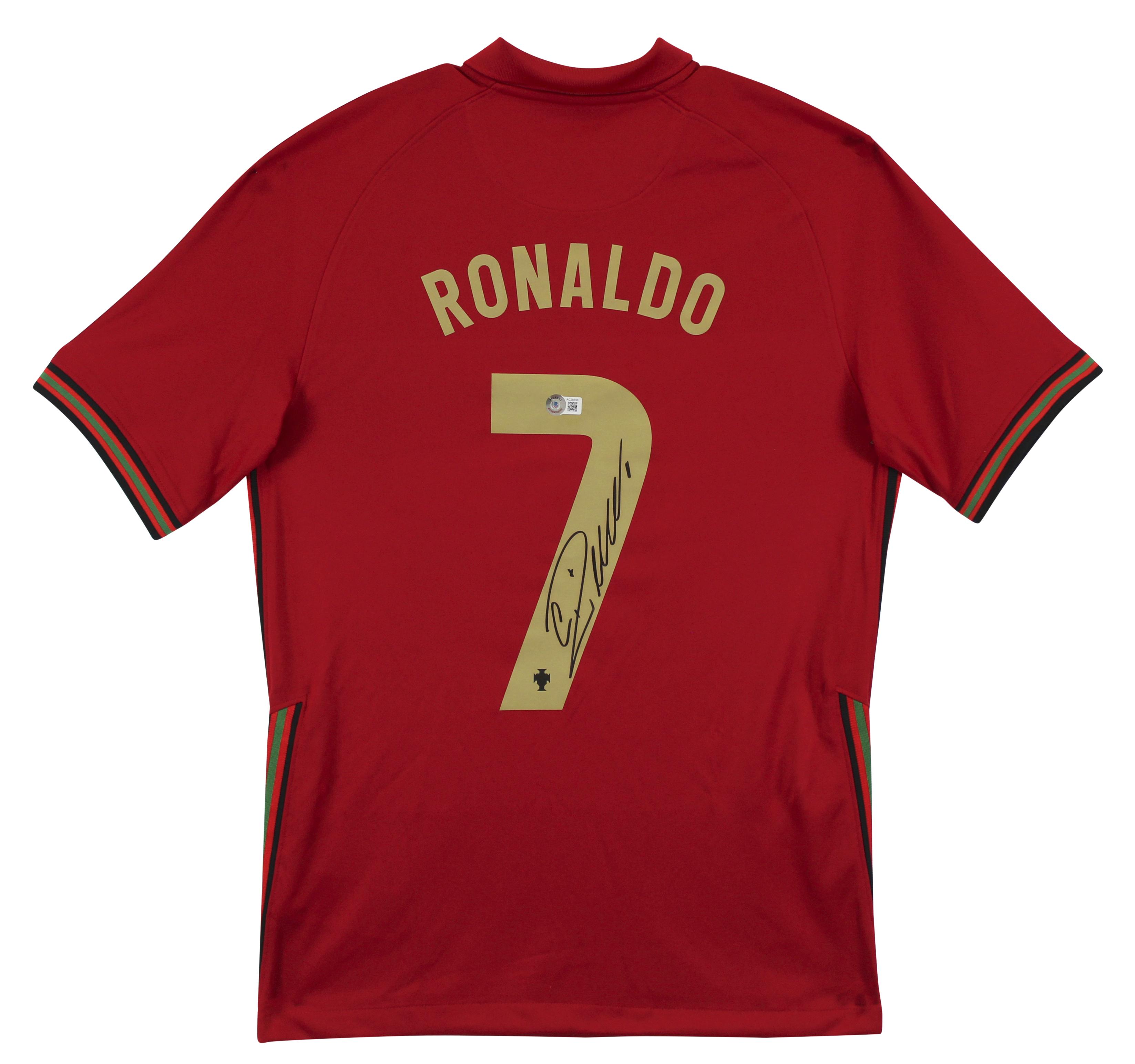 Cristiano Ronaldo Signed Portugal Nike Jersey (Beckett) at PristineAuction.com Cristiano Ronaldo Signed Portugal Nike Jersey (Beckett) at PristineAuction.com