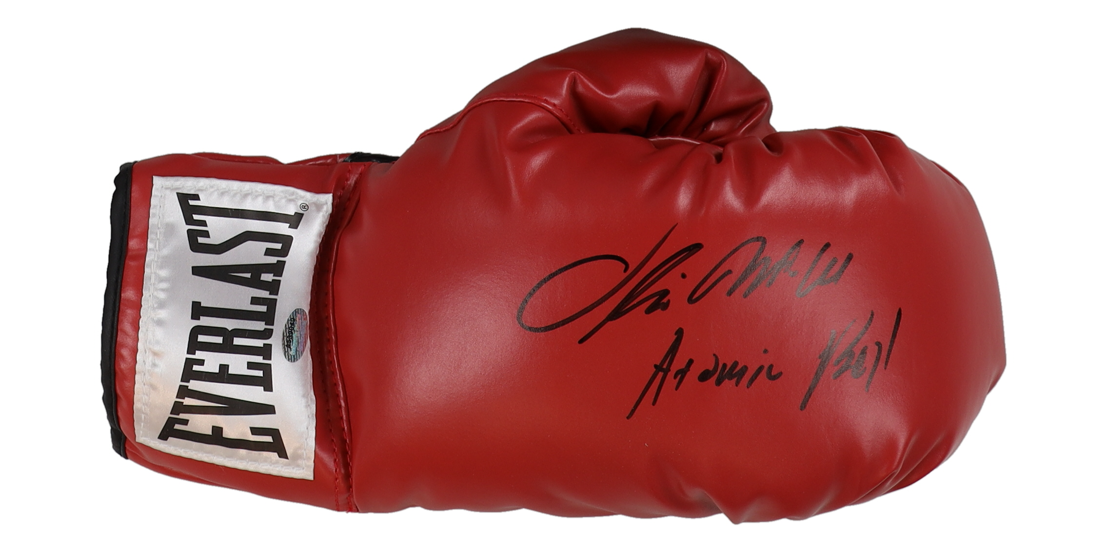 Oliver McCall Signed Everlast Boxing Glove Inscribed "Atomic Bull" (Schwartz) at PristineAuction.com Oliver McCall Signed Everlast Boxing Glove Inscribed "Atomic Bull" (Schwartz) at PristineAuction.com