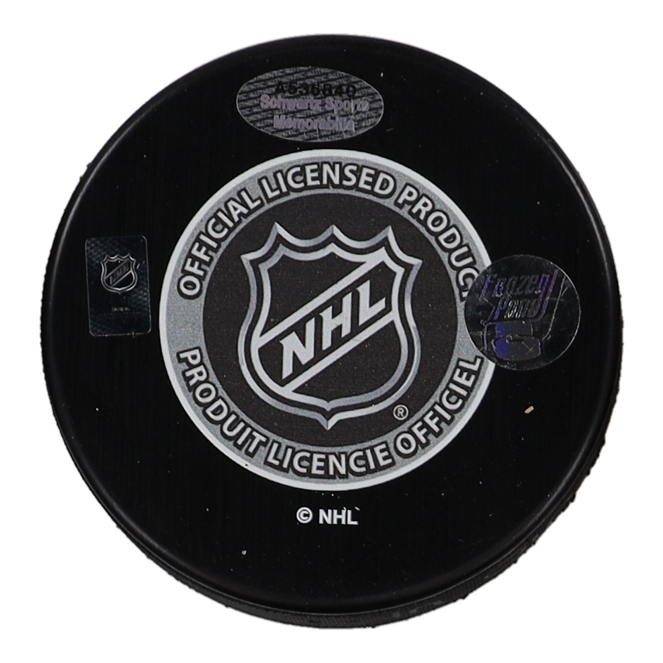 Joe Mullen Signed 1989 Stanley Cup Logo Hockey Puck (Schwartz Sports) at PristineAuction.com Joe Mullen Signed 1989 Stanley Cup Logo Hockey Puck (Schwartz Sports) at PristineAuction.com