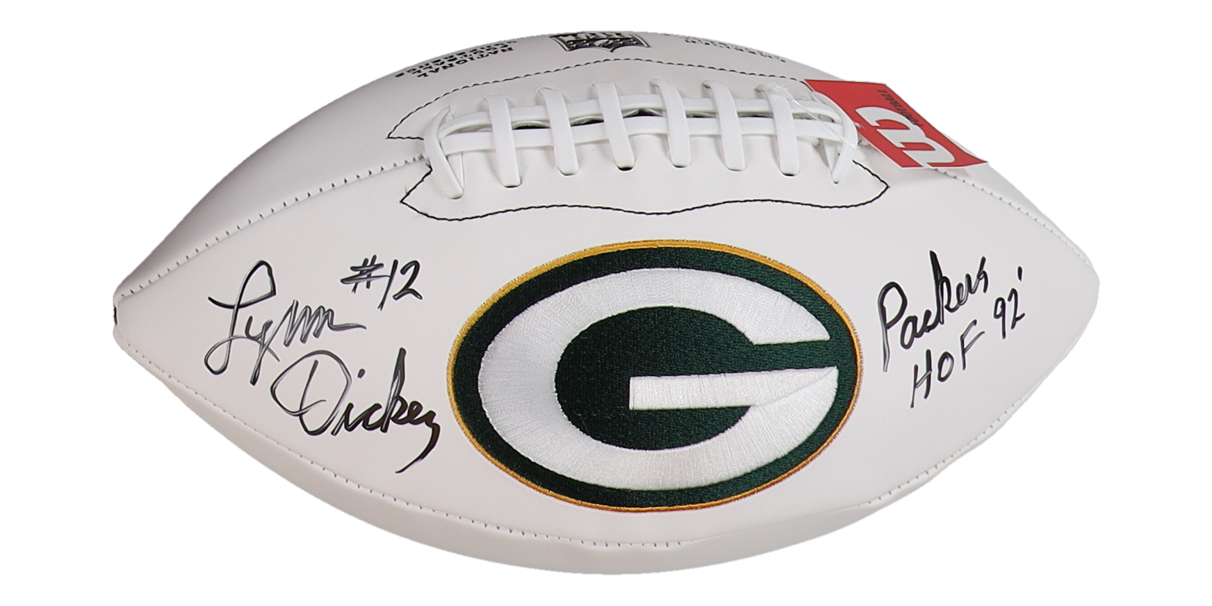 Lynn Dickey Signed Packers Logo Football Inscribed "Packers HOF 92'" (Schwartz) at PristineAuction.com Lynn Dickey Signed Packers Logo Football Inscribed "Packers HOF 92'" (Schwartz) at PristineAuction.com