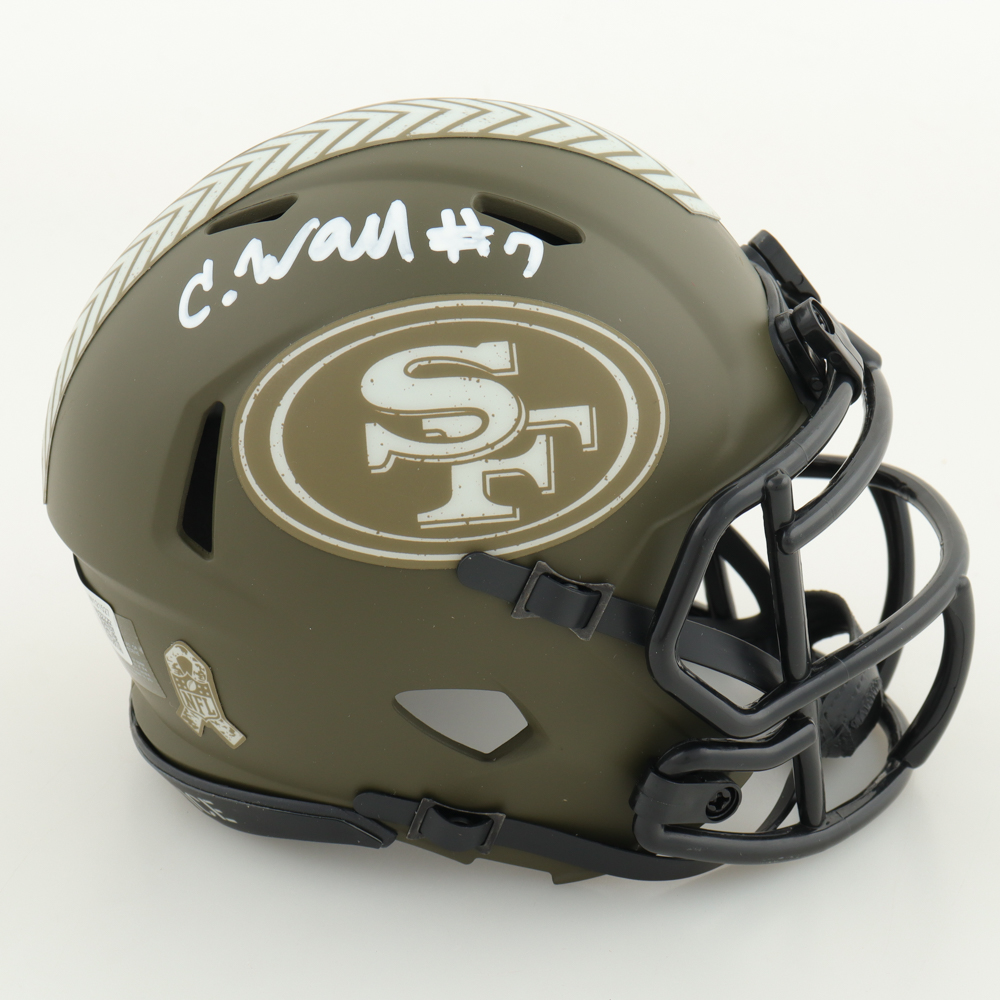 Charvarius Ward Signed 49ers Salute to Service Alternate Speed Mini Helmet (Beckett) at PristineAuction.com Charvarius Ward Signed 49ers Salute to Service Alternate Speed Mini Helmet (Beckett) at PristineAuction.com