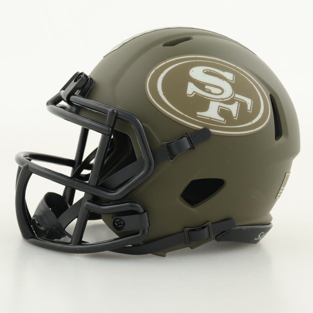 Charvarius Ward Signed 49ers Salute to Service Alternate Speed Mini Helmet (Beckett) at PristineAuction.com Charvarius Ward Signed 49ers Salute to Service Alternate Speed Mini Helmet (Beckett) at PristineAuction.com