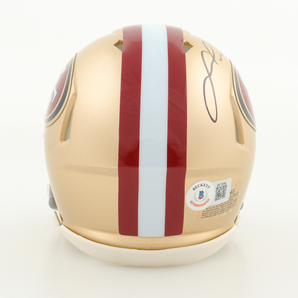 Fred Warner Signed 49ers Speed Mini Helmet (Beckett) at PristineAuction.com Fred Warner Signed 49ers Speed Mini Helmet (Beckett) at PristineAuction.com