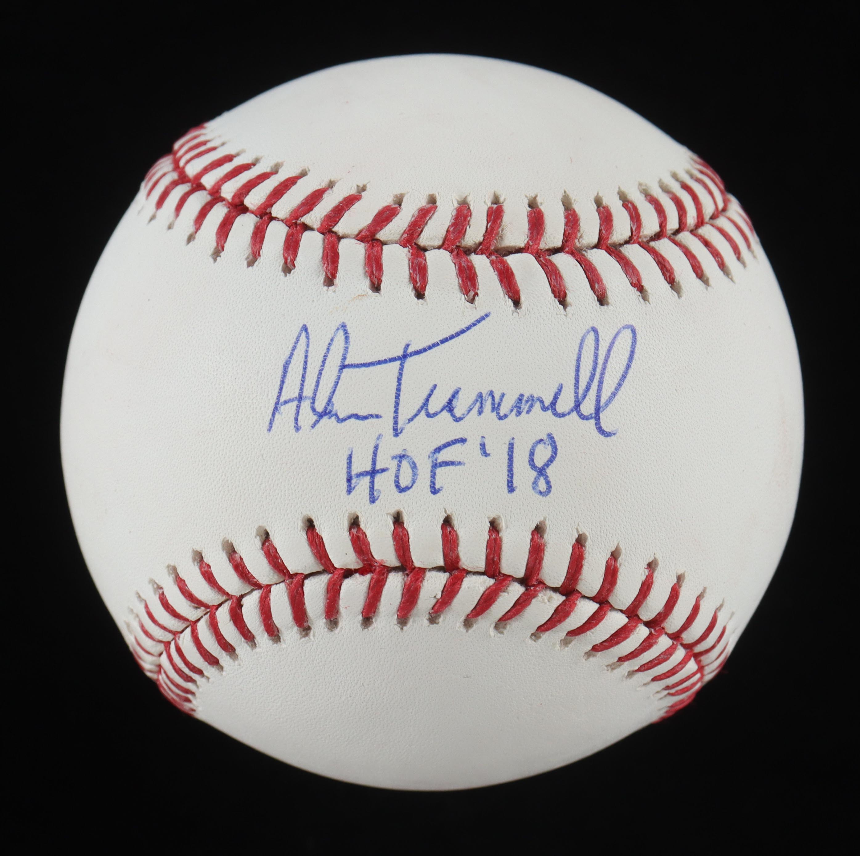 Alan Trammell Signed OML Baseball Inscribed "HOF '18" (Beckett) at PristineAuction.com Alan Trammell Signed OML Baseball Inscribed "HOF '18" (Beckett) at PristineAuction.com