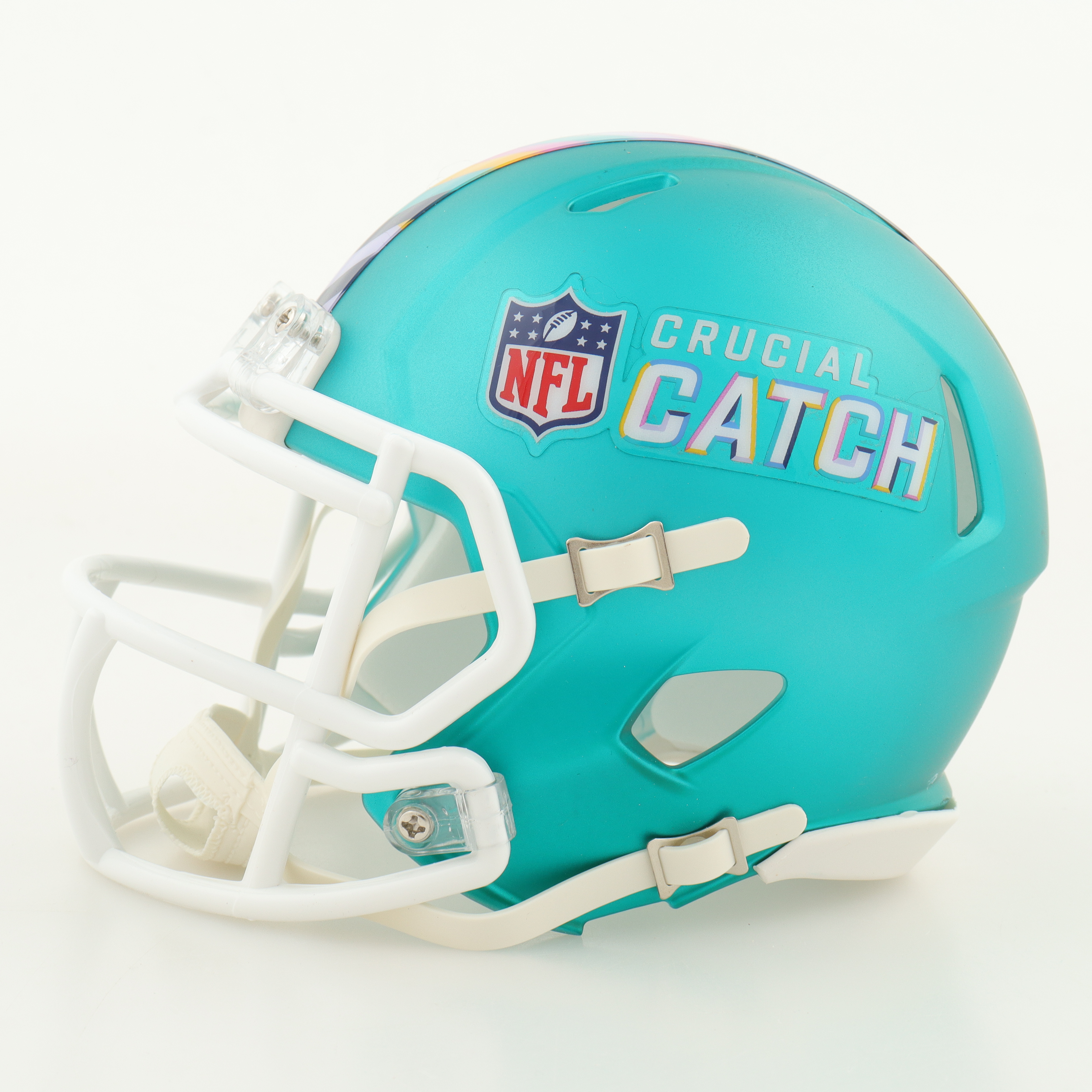 George Kittle Signed NFL "Crucial Catch" Logo Speed Mini Helmet (Beckett) at PristineAuction.com George Kittle Signed NFL "Crucial Catch" Logo Speed Mini Helmet (Beckett) at PristineAuction.com