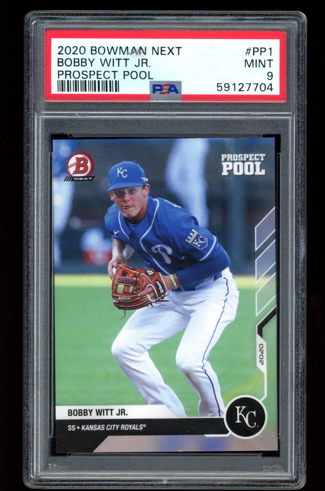 Bobby Witt Jr. 2020 Bowman Next Prospect Pool #1 RC (PSA 9) at PristineAuction.com Bobby Witt Jr. 2020 Bowman Next Prospect Pool #1 RC (PSA 9) at PristineAuction.com