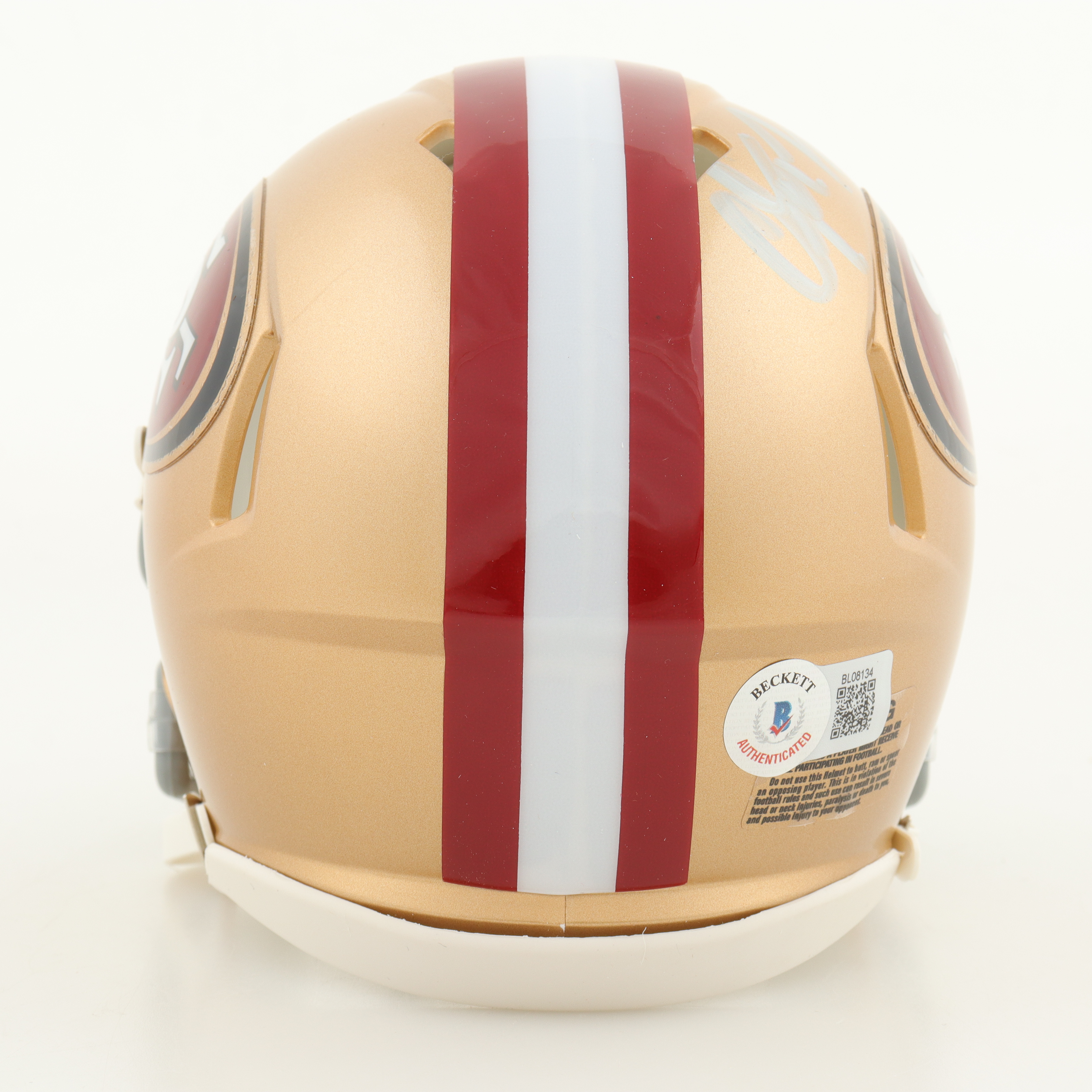 Christian McCaffrey Signed 49ers Speed Mini Helmet (Beckett) at PristineAuction.com Christian McCaffrey Signed 49ers Speed Mini Helmet (Beckett) at PristineAuction.com