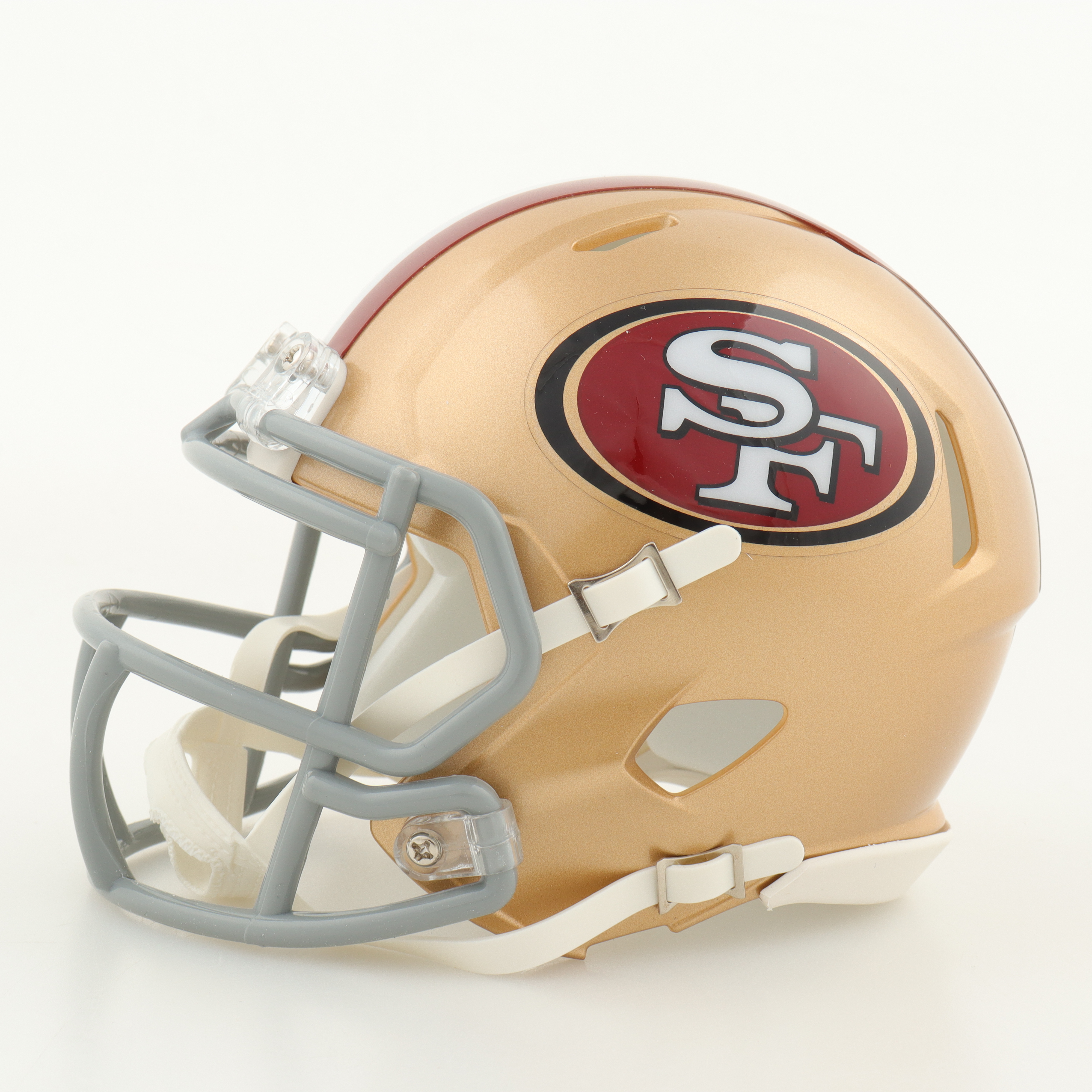 Christian McCaffrey Signed 49ers Speed Mini Helmet (Beckett) at PristineAuction.com Christian McCaffrey Signed 49ers Speed Mini Helmet (Beckett) at PristineAuction.com