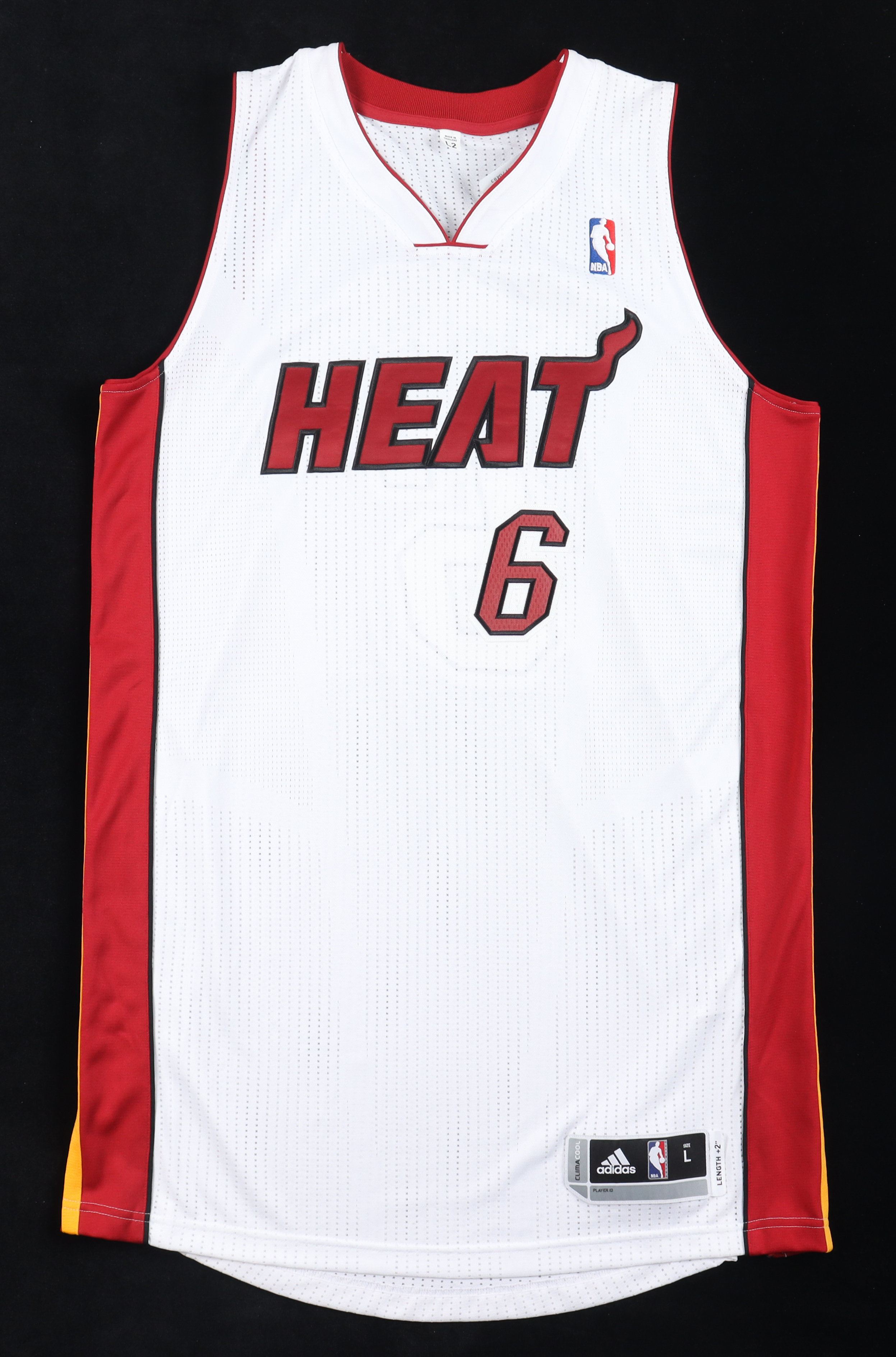 LeBron James Signed Heat Authentic Adidas Jersey (JSA) at PristineAuction.com LeBron James Signed Heat Authentic Adidas Jersey (JSA) at PristineAuction.com