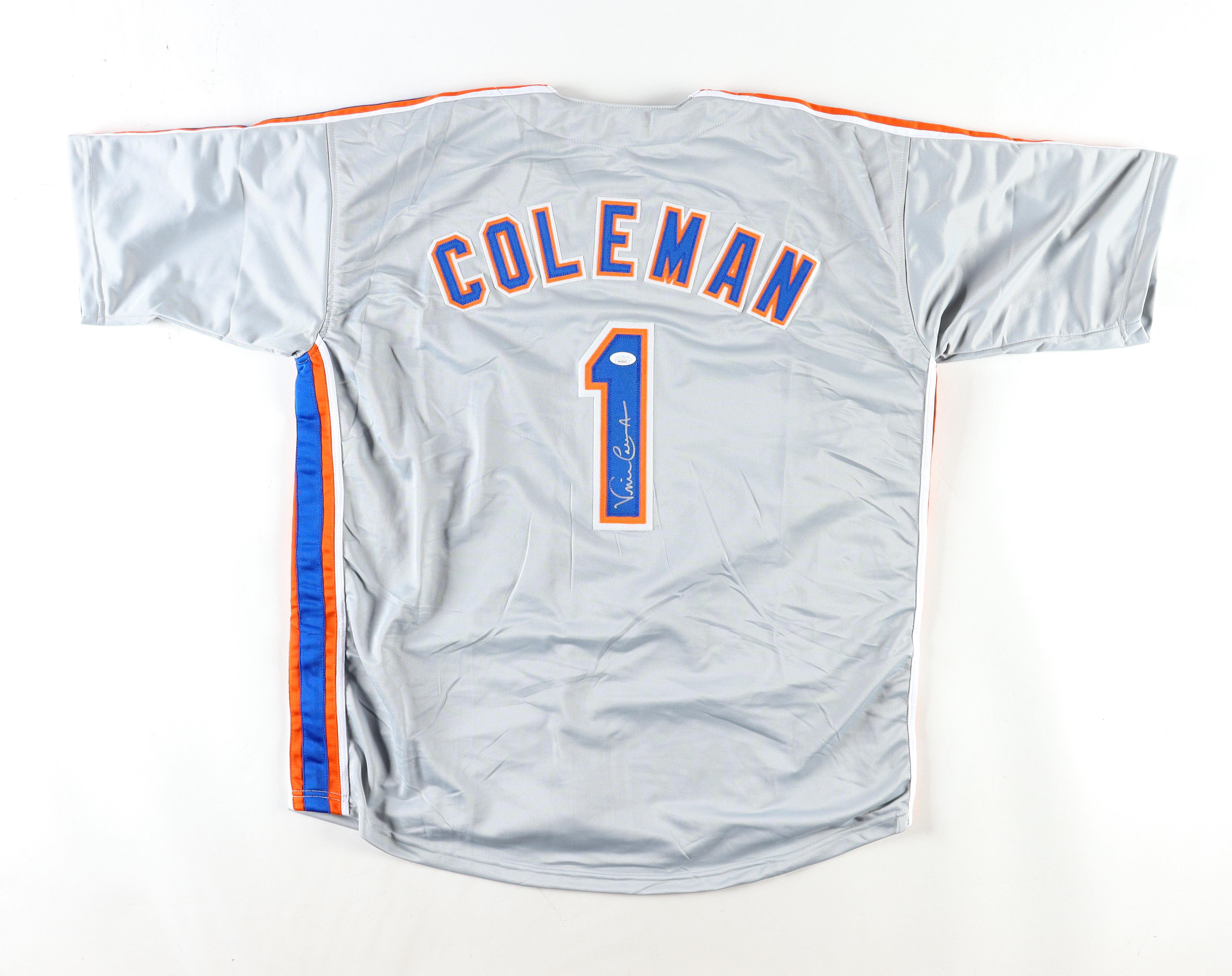 Vince Coleman Signed Jersey (JSA) at PristineAuction.com Vince Coleman Signed Jersey (JSA) at PristineAuction.com
