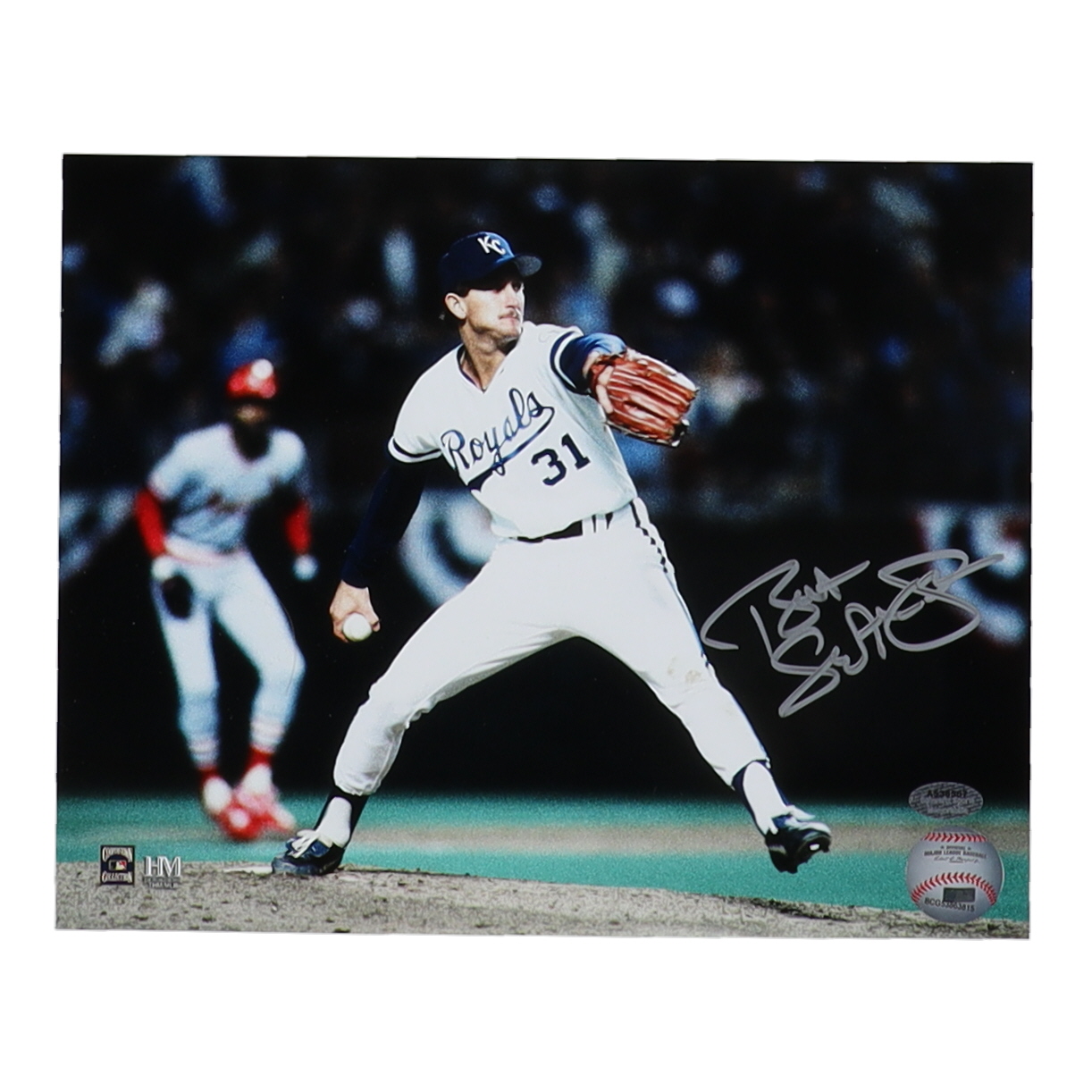 Bret Saberhagen Signed Royals 8x10 Photo (Schwartz) at PristineAuction.com Bret Saberhagen Signed Royals 8x10 Photo (Schwartz) at PristineAuction.com