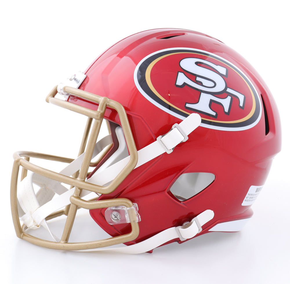 Brock Purdy Signed 49ers Full-Size Flash Alternate Speed Helmet Inscribed "Mr. Irrelevant" (Beckett) at PristineAuction.com Brock Purdy Signed 49ers Full-Size Flash Alternate Speed Helmet Inscribed "Mr. Irrelevant" (Beckett) at PristineAuction.com