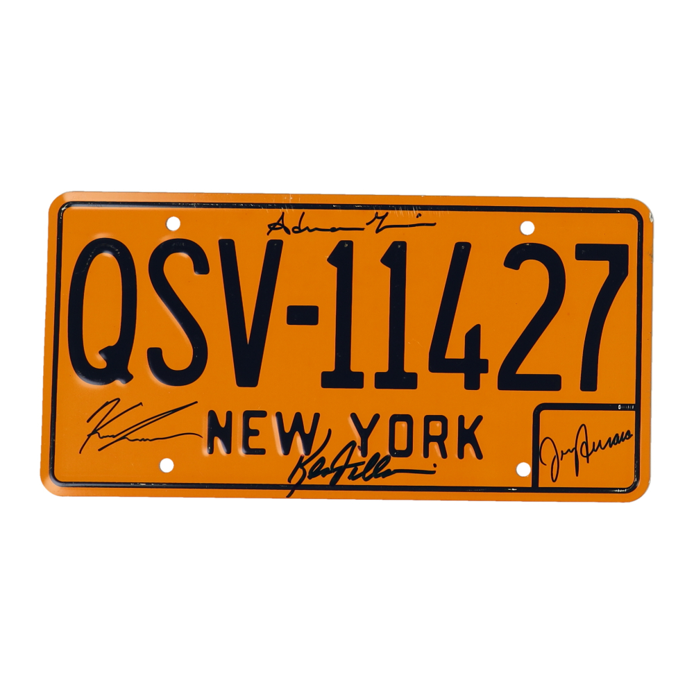 "Entourage" Replica License Plate CastSigned by Kevin Dillon, Adrian