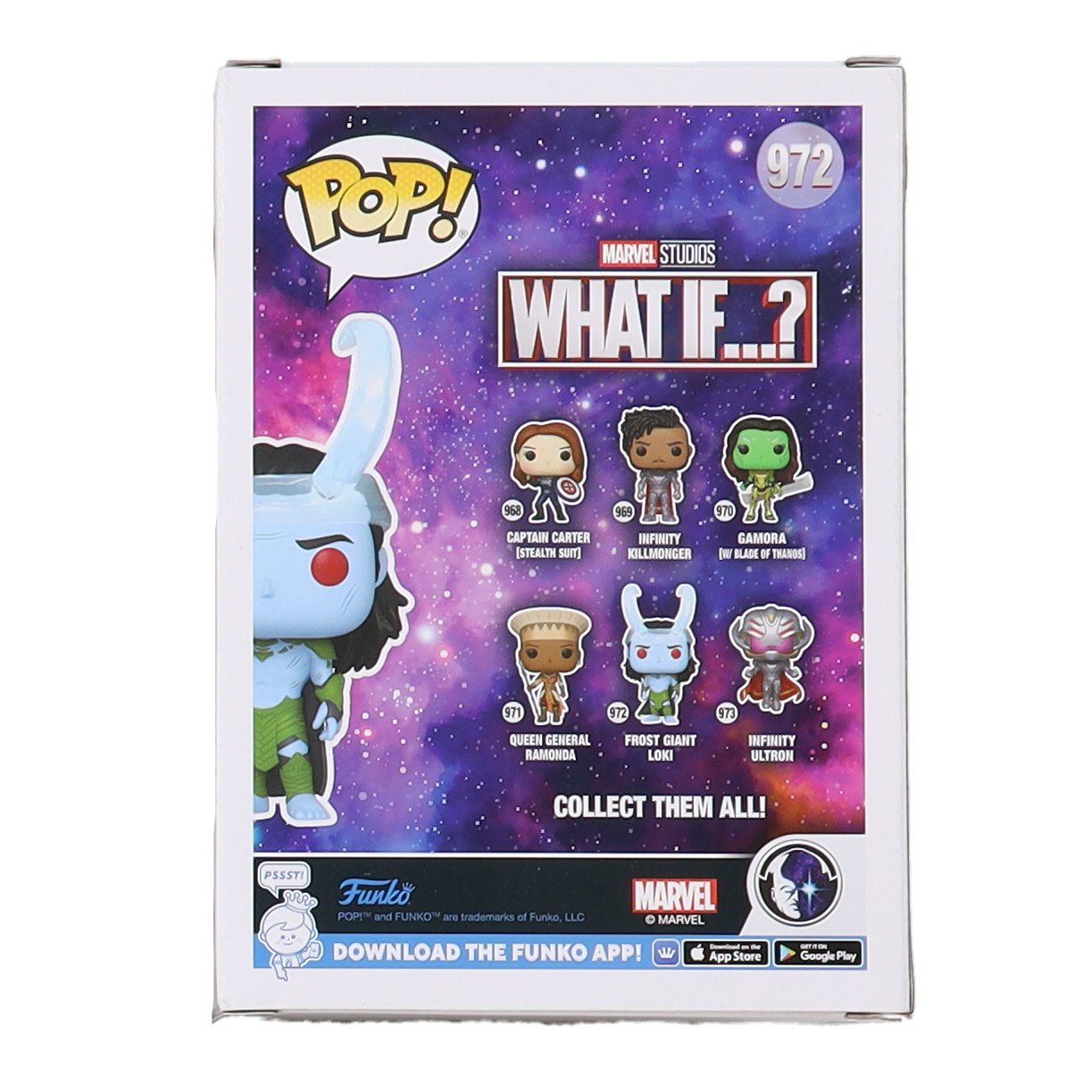 Tom Hiddleston Signed "Marvel Studios: What If...?" #972 Frost Giant Loki Funko Pop! Vinyl Figure (Beckett) at PristineAuction.com Tom Hiddleston Signed "Marvel Studios: What If...?" #972 Frost Giant Loki Funko Pop! Vinyl Figure (Beckett) at PristineAuction.com