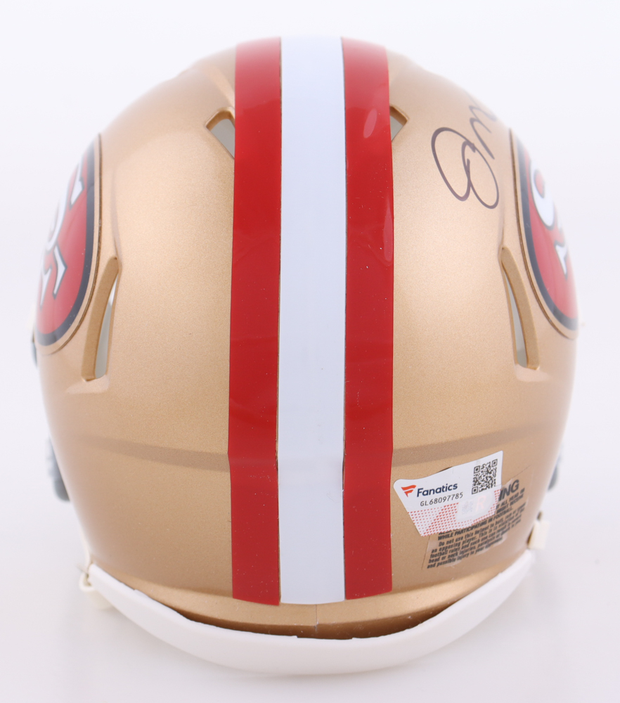 Joe Montana Signed 49ers Speed Mini Helmet (Fanatics) at PristineAuction.com Joe Montana Signed 49ers Speed Mini Helmet (Fanatics) at PristineAuction.com