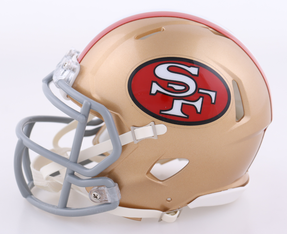 Joe Montana Signed 49ers Speed Mini Helmet (Fanatics) at PristineAuction.com Joe Montana Signed 49ers Speed Mini Helmet (Fanatics) at PristineAuction.com