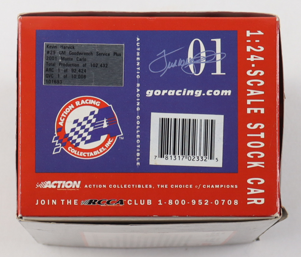 Kevin Harvick 2001 NASCAR #29 Goodwrench Service Plus- 1:24 Premium Action Diecast Car at PristineAuction.com Kevin Harvick 2001 NASCAR #29 Goodwrench Service Plus- 1:24 Premium Action Diecast Car at PristineAuction.com