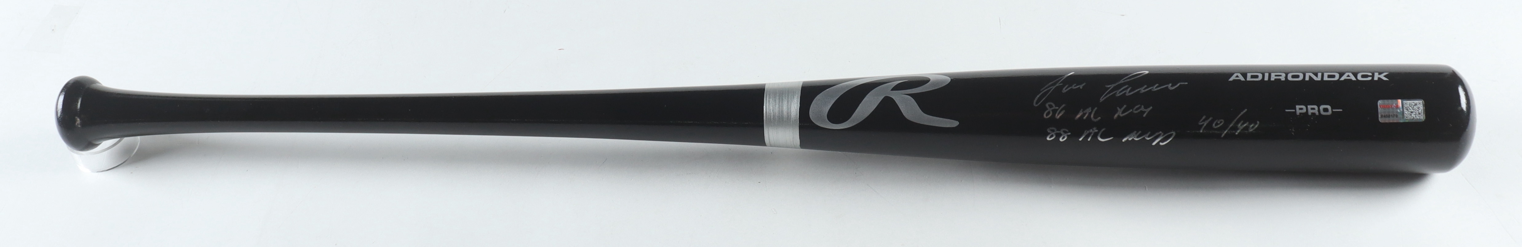 Jose Canseco Signed Rawlings Pro Model Baseball Bat Inscribed "86 AL ROY", "88 AL MVP" & "40/40" (TriStar) at PristineAuction.com Jose Canseco Signed Rawlings Pro Model Baseball Bat Inscribed "86 AL ROY", "88 AL MVP" & "40/40" (TriStar) at PristineAuction.com