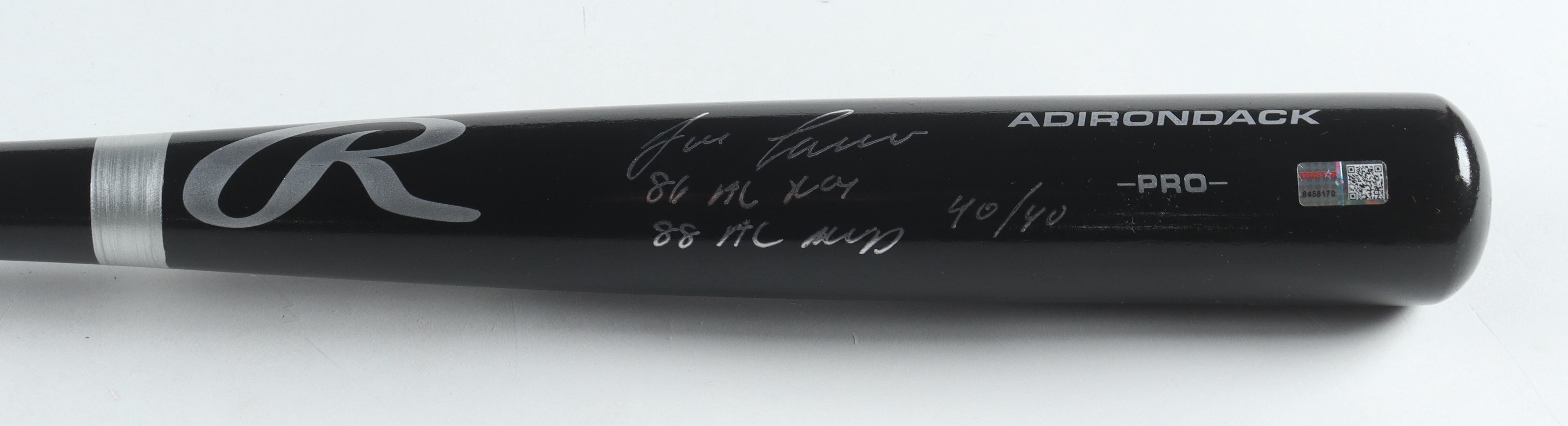 Jose Canseco Signed Rawlings Pro Model Baseball Bat Inscribed "86 AL ROY", "88 AL MVP" & "40/40" (TriStar) at PristineAuction.com Jose Canseco Signed Rawlings Pro Model Baseball Bat Inscribed "86 AL ROY", "88 AL MVP" & "40/40" (TriStar) at PristineAuction.com