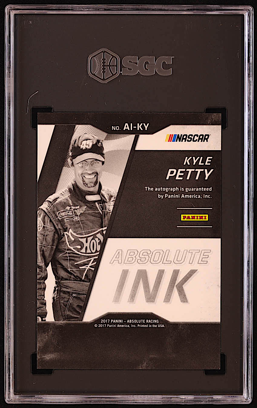 Kyle Petty 2017 Absolute Absolute Ink #24 (SGC 10 | Autograph Grade 10) at PristineAuction.com Kyle Petty 2017 Absolute Absolute Ink #24 (SGC 10 | Autograph Grade 10) at PristineAuction.com