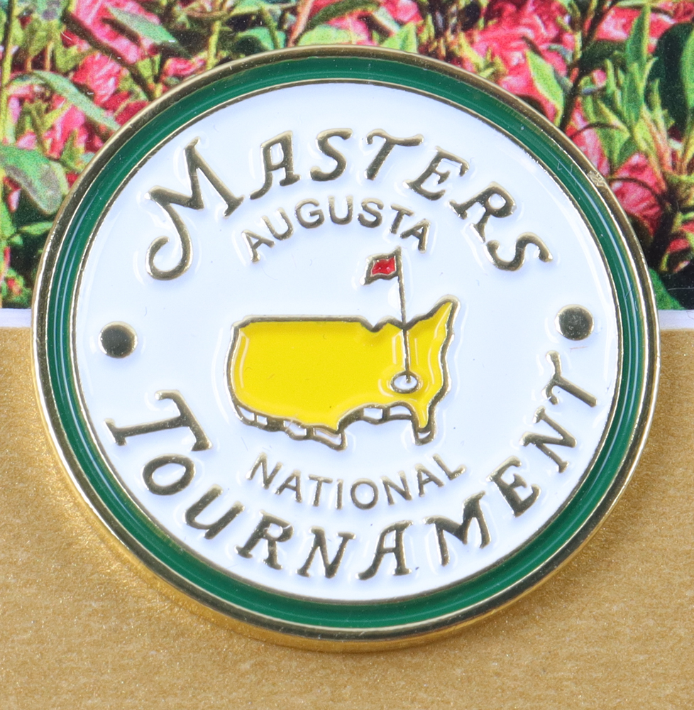 Augusta National Custom Framed Photo Display with Official Masters Tournament Pin at PristineAuction.com Augusta National Custom Framed Photo Display with Official Masters Tournament Pin at PristineAuction.com