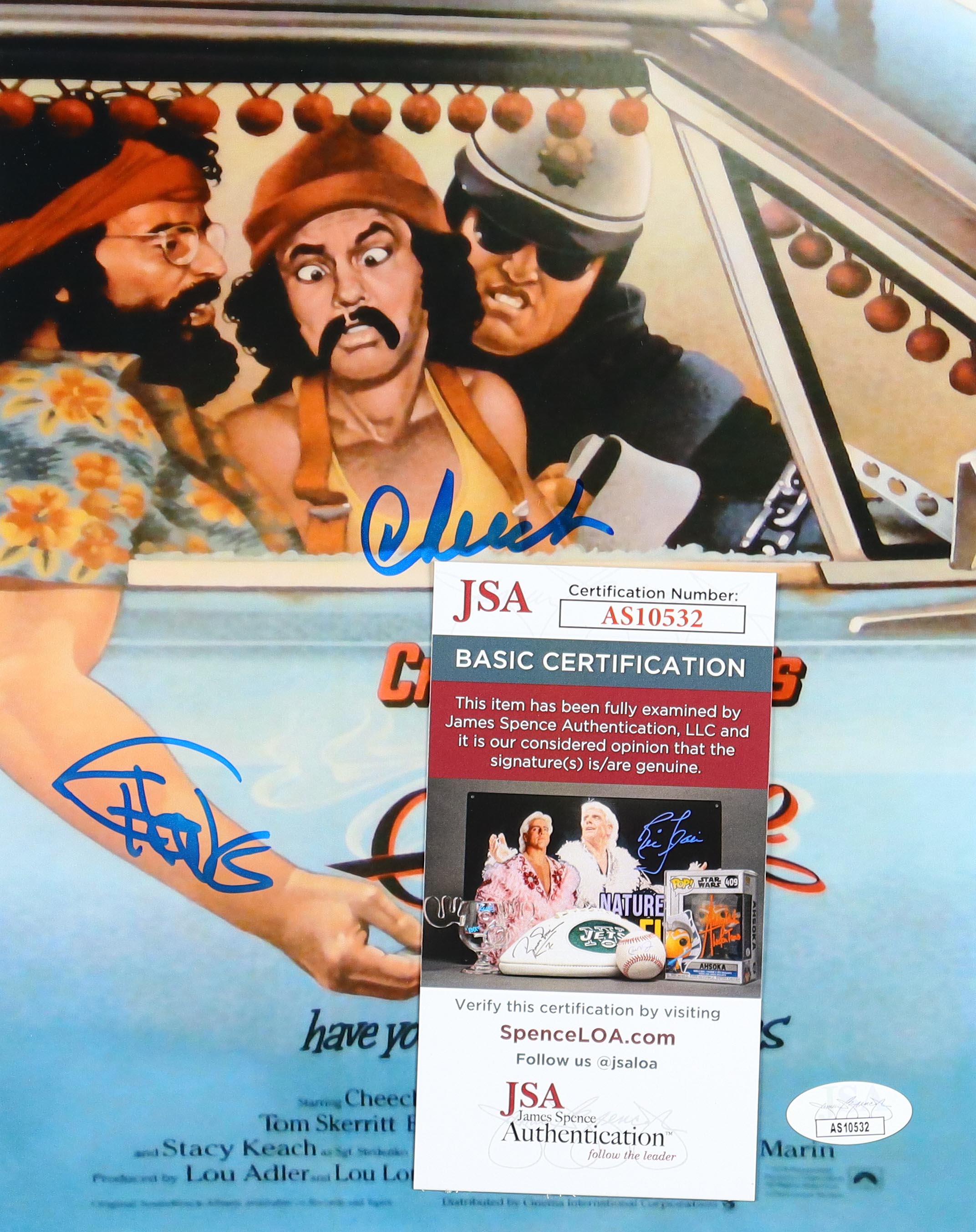 Cheech Marin & Tommy Chong Signed "Up In Smoke" 8x10 Photo (JSA) at PristineAuction.com Cheech Marin & Tommy Chong Signed "Up In Smoke" 8x10 Photo (JSA) at PristineAuction.com