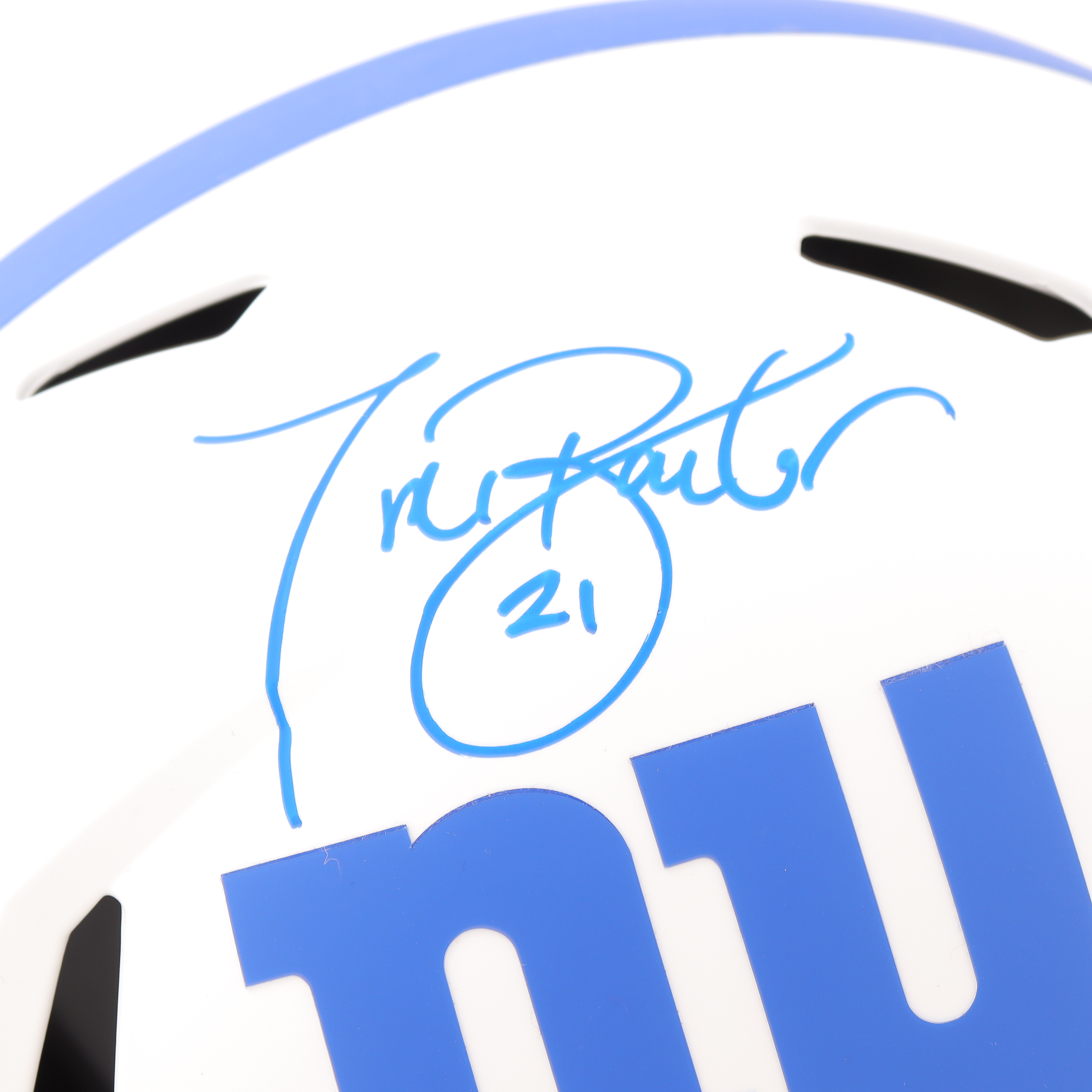 Tiki Barber Signed Giants Full-Size Authentic On Field Lunar Eclipse Alternate Speed Helmet (Radtke) at PristineAuction.com Tiki Barber Signed Giants Full-Size Authentic On Field Lunar Eclipse Alternate Speed Helmet (Radtke) at PristineAuction.com