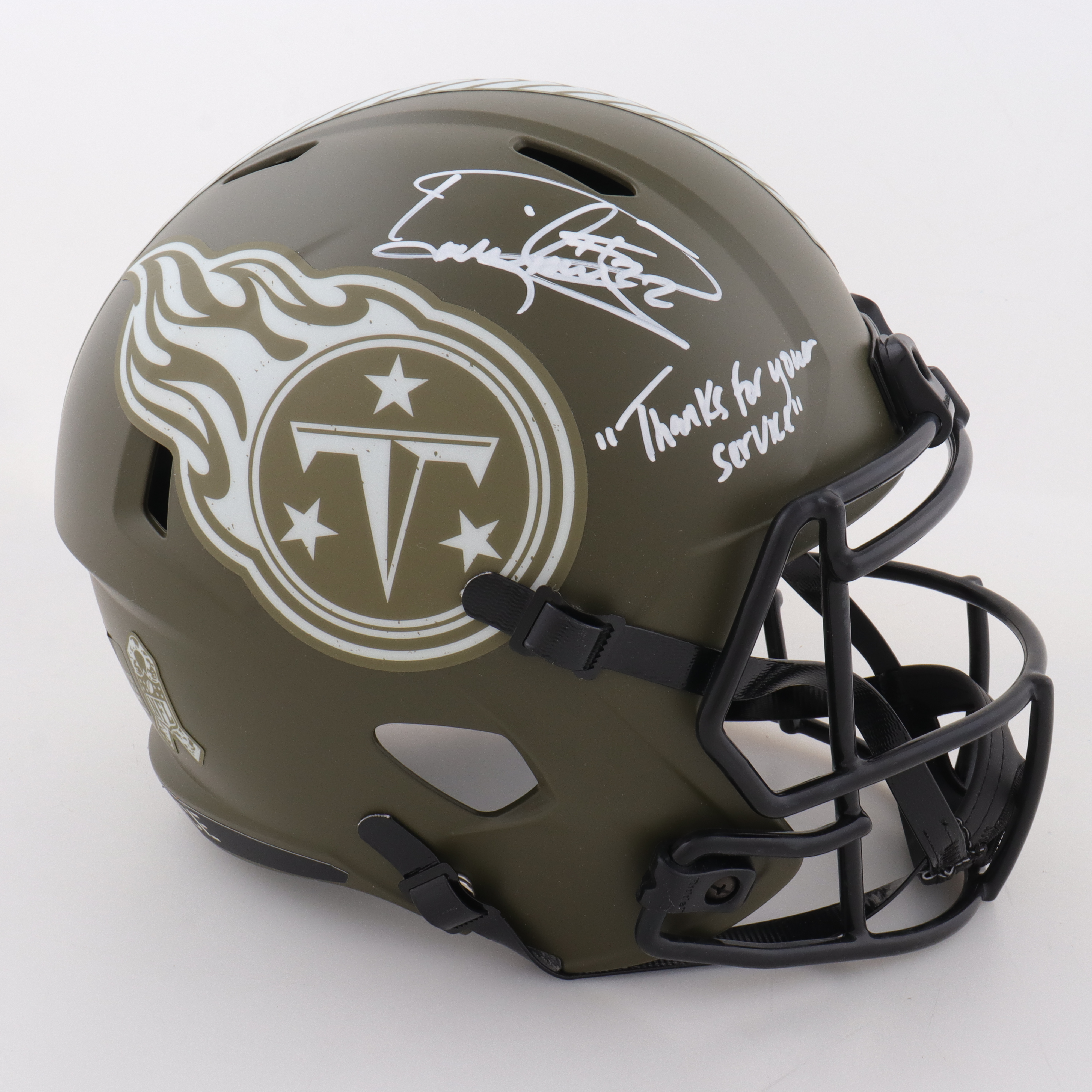 Derrick Henry Signed Titans Full-Size Salute To Service Alternate Speed ...