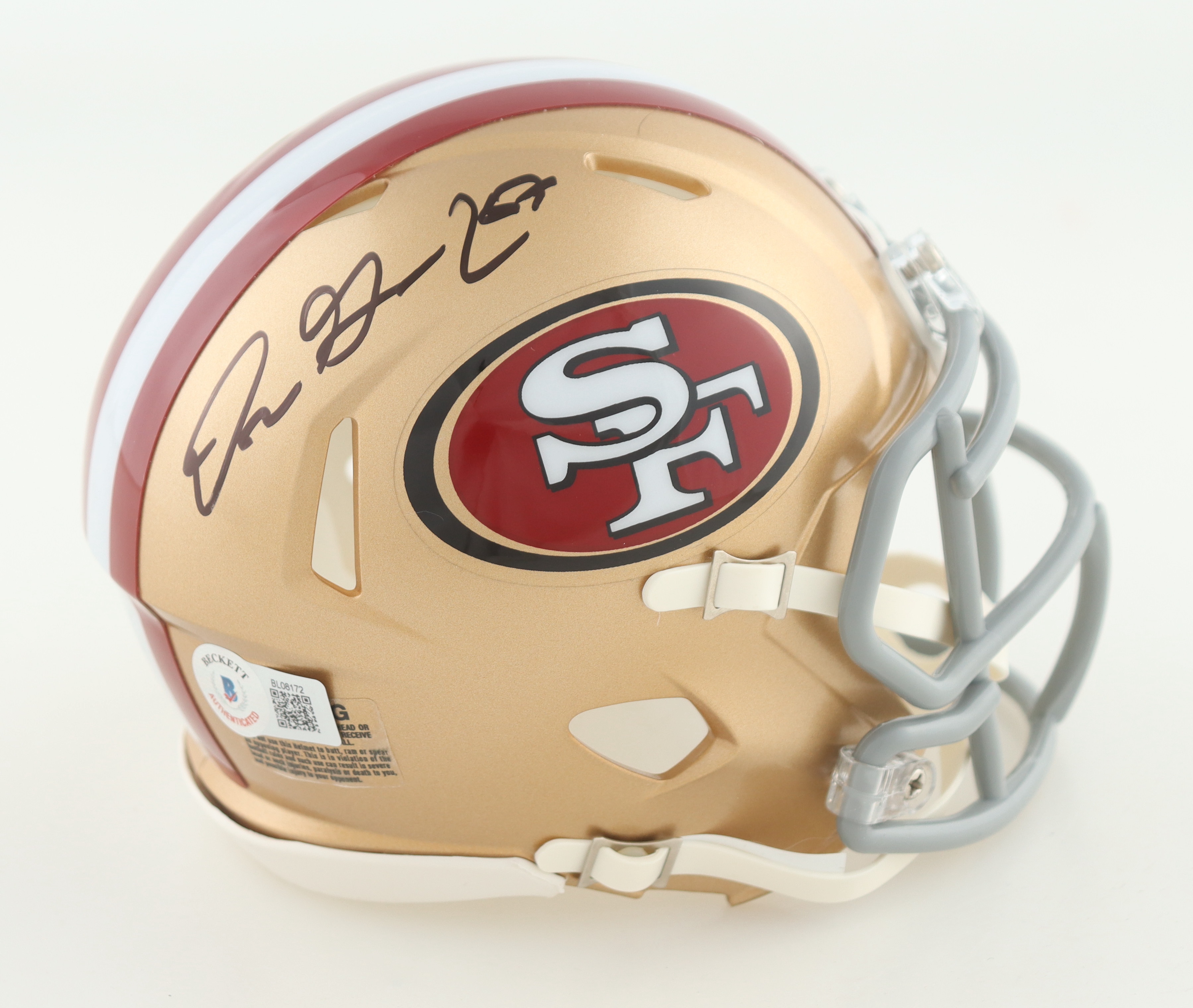 Dre Greenlaw Signed 49ers Speed Mini Helmet (Beckett) at PristineAuction.com Dre Greenlaw Signed 49ers Speed Mini Helmet (Beckett) at PristineAuction.com