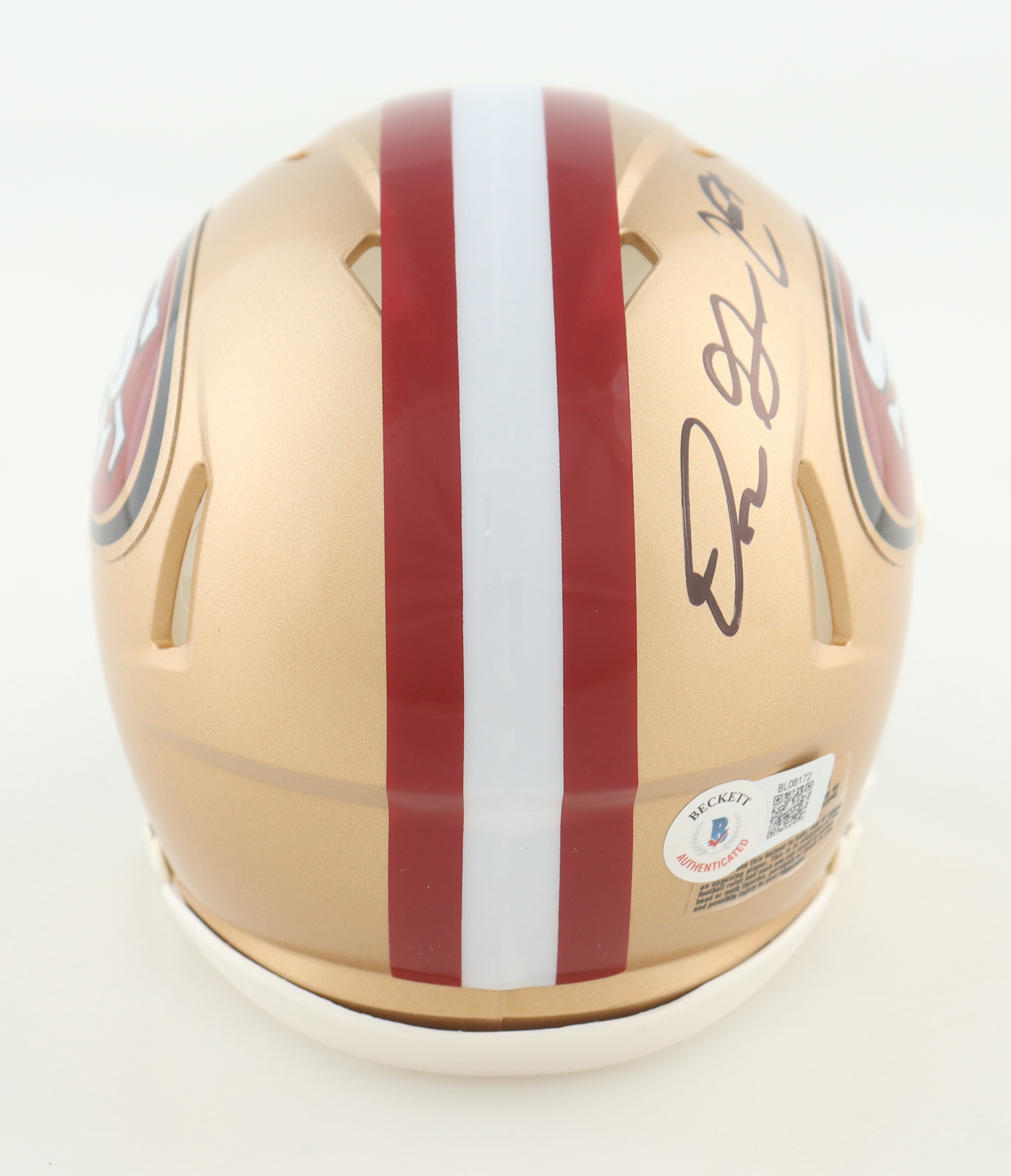 Dre Greenlaw Signed 49ers Speed Mini Helmet (Beckett) at PristineAuction.com Dre Greenlaw Signed 49ers Speed Mini Helmet (Beckett) at PristineAuction.com