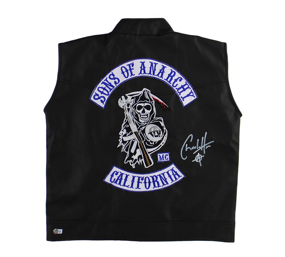 Charlie Hunnam Signed "Sons of Anarchy" Biker Vest (Beckett) at PristineAuction.com Charlie Hunnam Signed "Sons of Anarchy" Biker Vest (Beckett) at PristineAuction.com