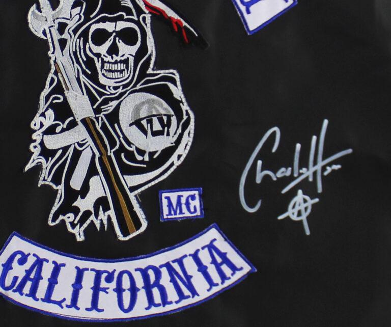 Charlie Hunnam Signed "Sons of Anarchy" Biker Vest (Beckett) at PristineAuction.com Charlie Hunnam Signed "Sons of Anarchy" Biker Vest (Beckett) at PristineAuction.com