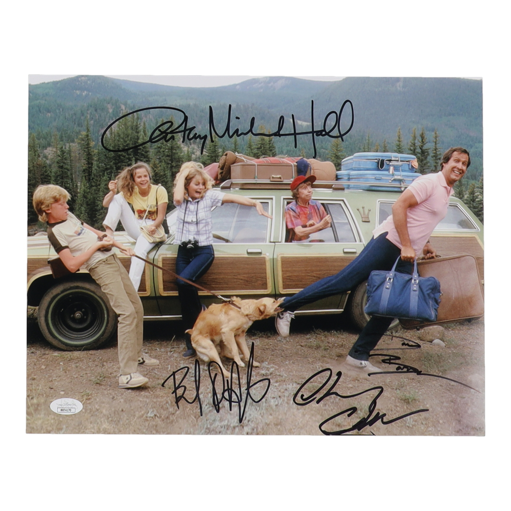 National Lampoon s Vacation 11x14 Photo Signed By 4 With Chevy national-lampoon-s-vacation-11x14-photo-signed-by-4-with-chevy