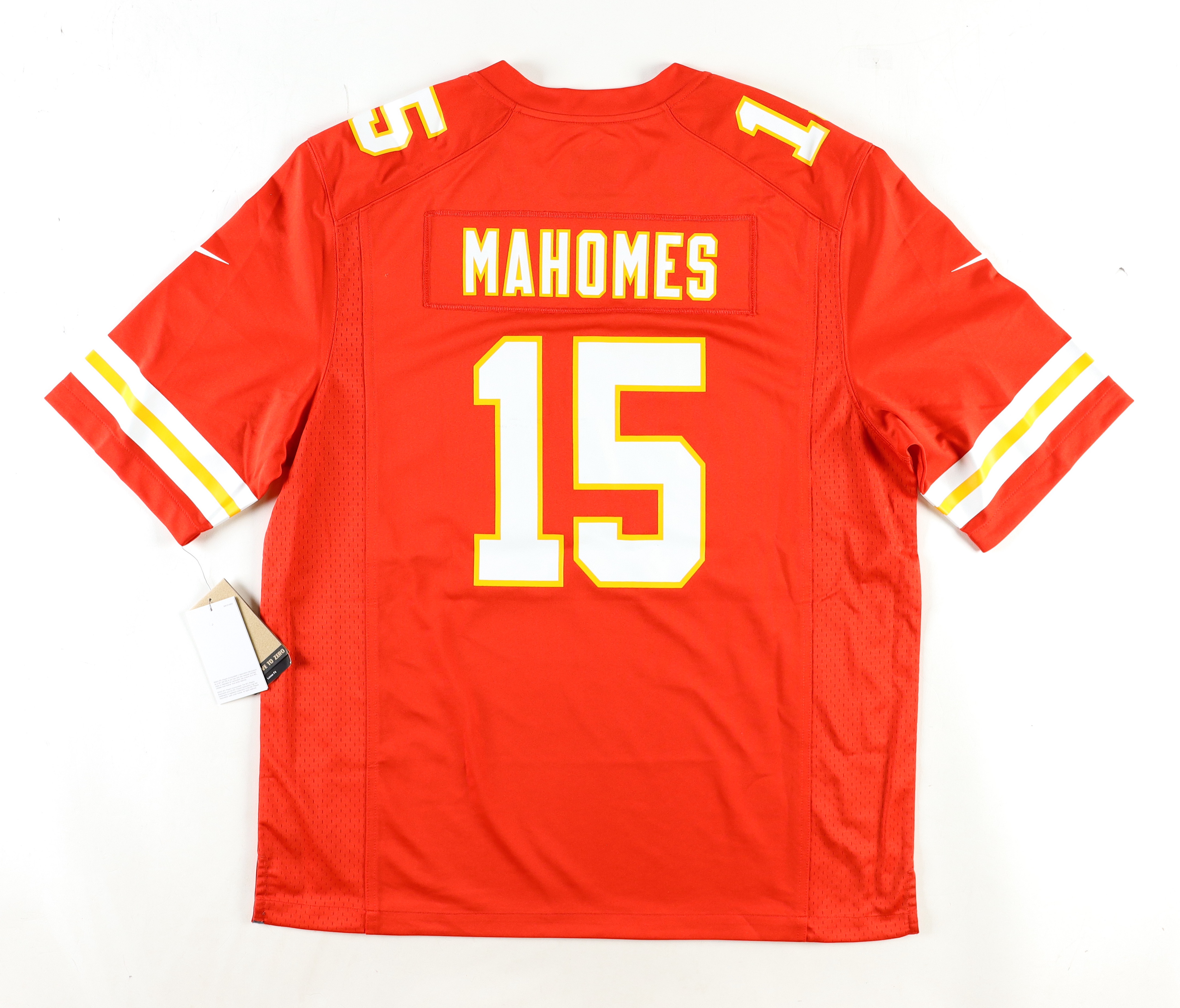 Patrick Mahomes Signed Chiefs Super Bowl LVII Logo Nike Jersey (Beckett) at PristineAuction.com Patrick Mahomes Signed Chiefs Super Bowl LVII Logo Nike Jersey (Beckett) at PristineAuction.com