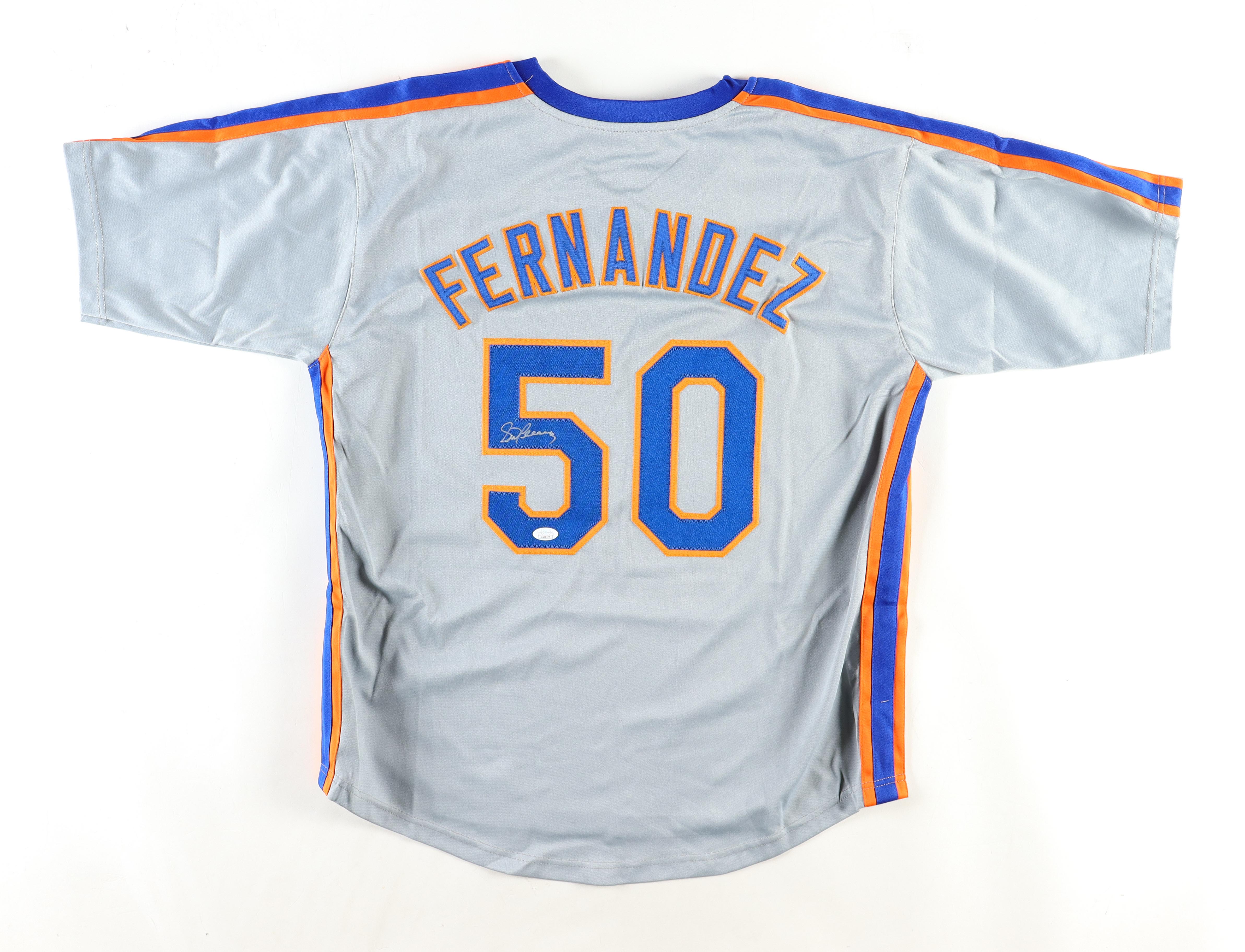 Sid Fernandez Signed Jersey (JSA) at PristineAuction.com Sid Fernandez Signed Jersey (JSA) at PristineAuction.com