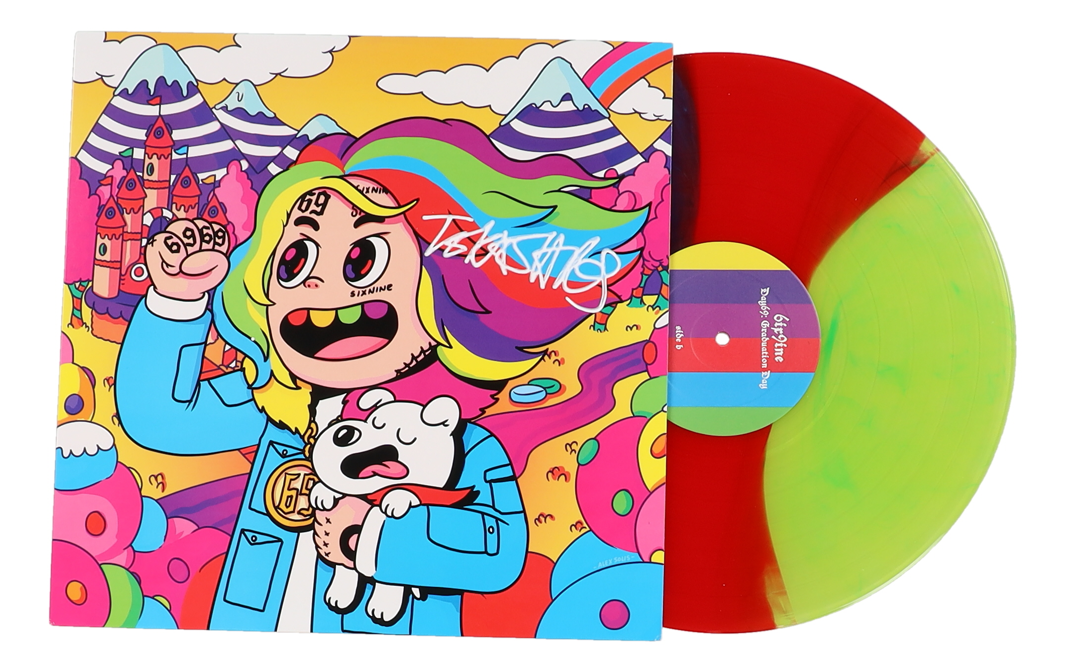 6IX9INEシックスナインDAY 69: GRADUATION DAYレコード 6ix9ine - Day 69: Graduation Day Tri-Color Vinyl Record