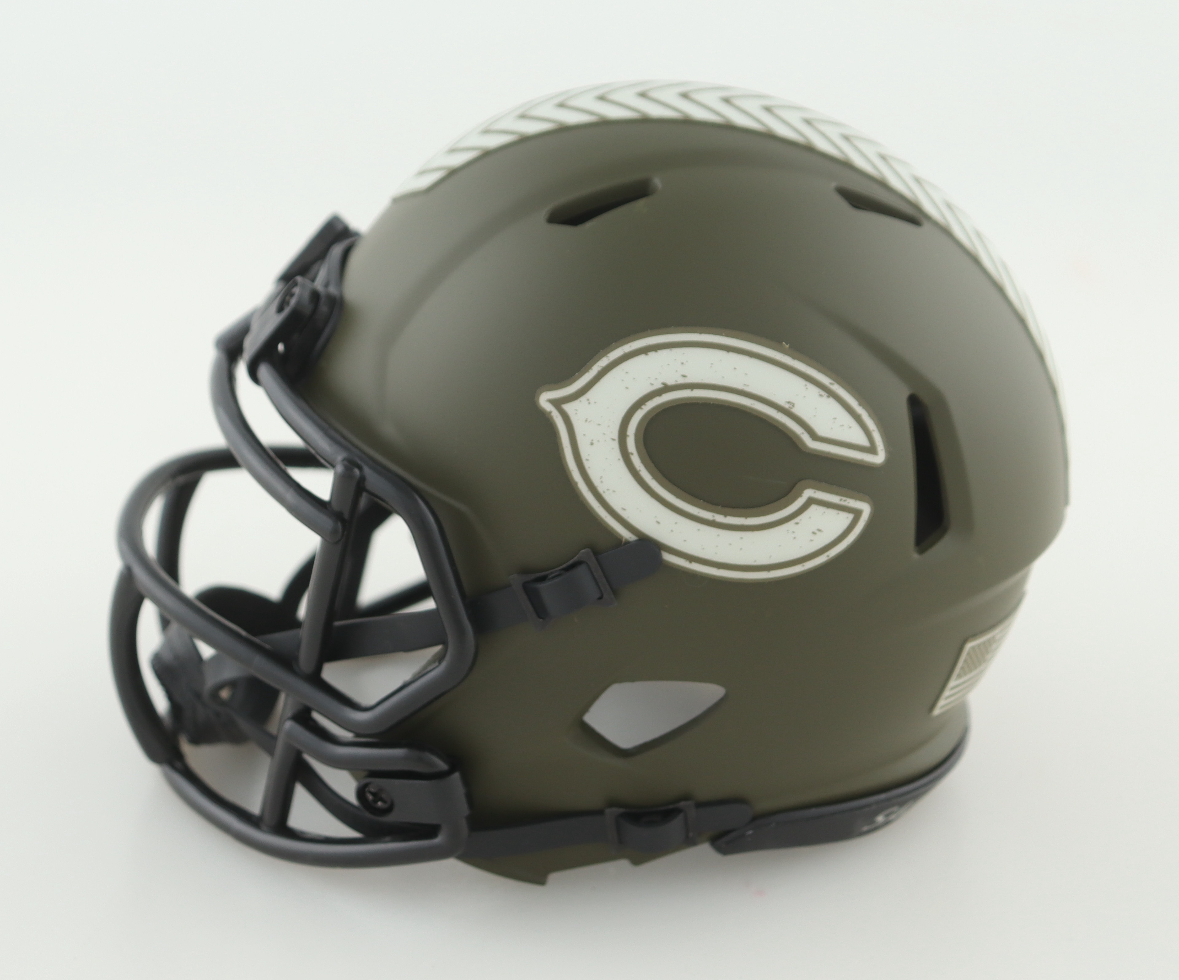 Jim McMachon Signed Bears Salute To Service Alternate Speed Mini Helmet (Beckett) at PristineAuction.com Jim McMachon Signed Bears Salute To Service Alternate Speed Mini Helmet (Beckett) at PristineAuction.com