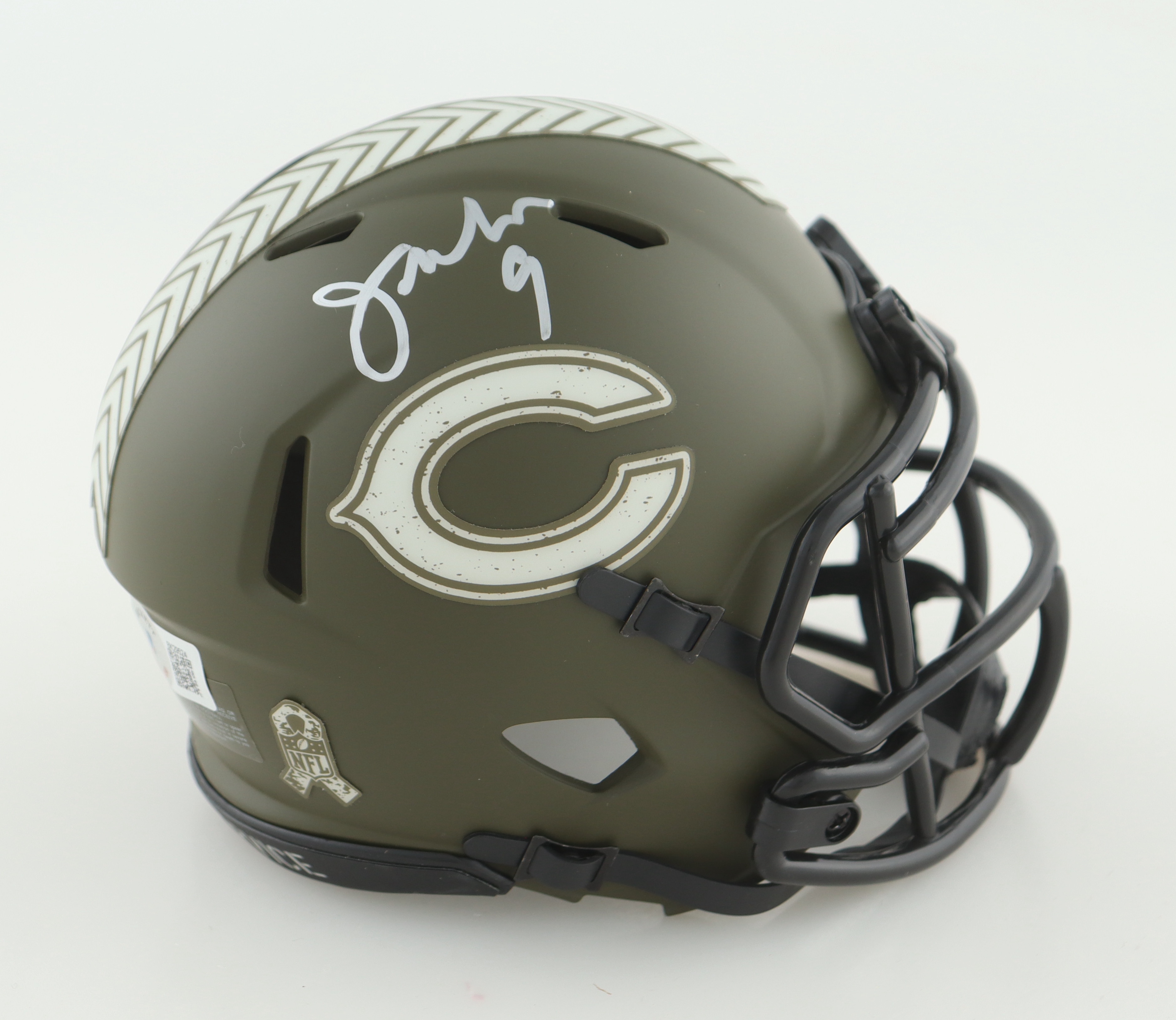Jim McMachon Signed Bears Salute To Service Alternate Speed Mini Helmet (Beckett) at PristineAuction.com Jim McMachon Signed Bears Salute To Service Alternate Speed Mini Helmet (Beckett) at PristineAuction.com