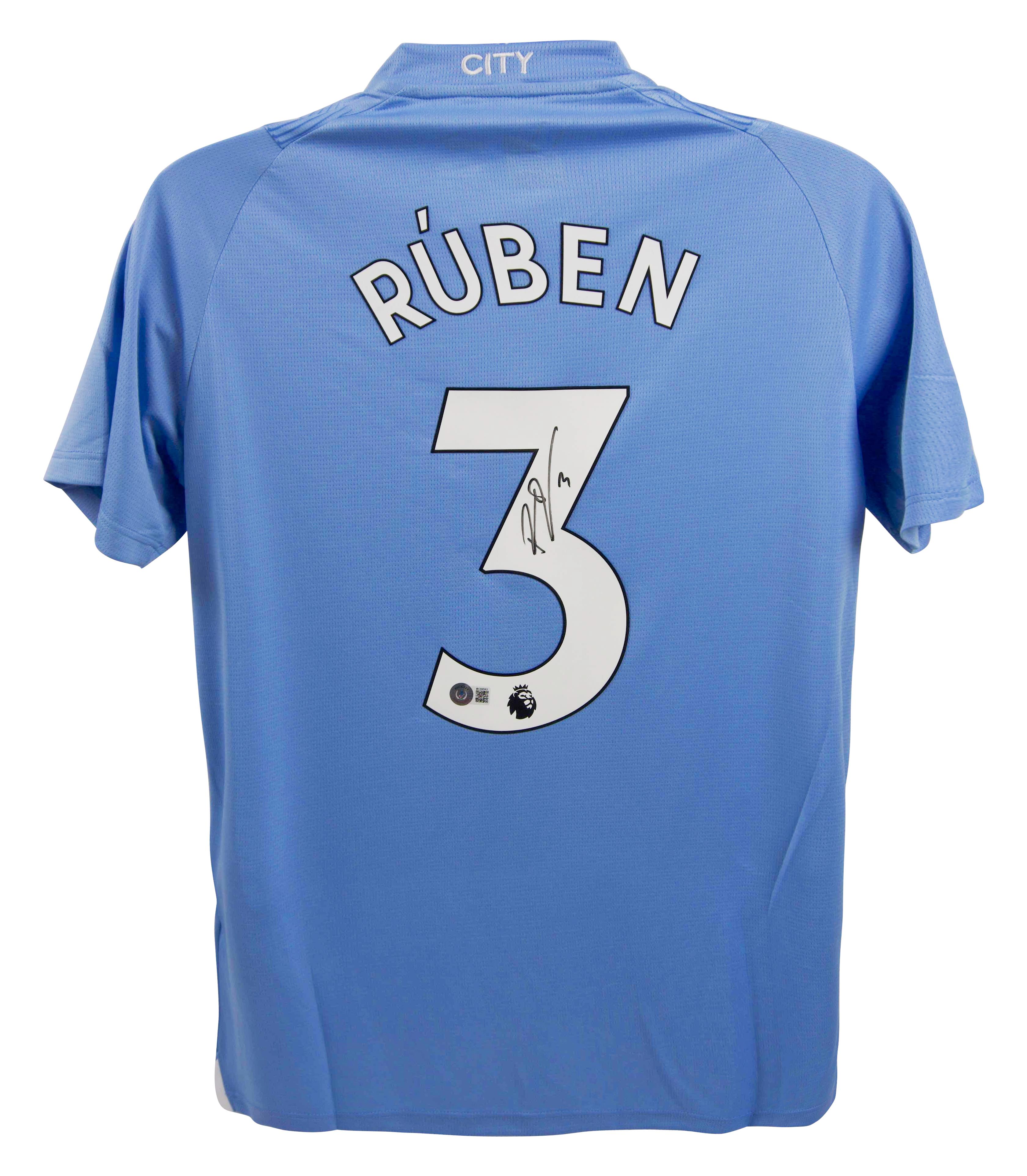 Ruben Dias Signed Manchester City Jersey (Beckett) at PristineAuction.com Ruben Dias Signed Manchester City Jersey (Beckett) at PristineAuction.com