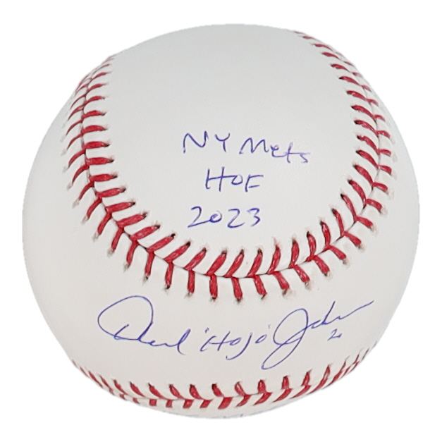 Howard "Hojo" Johnson Signed OML Baseball Inscribed "NY Mets HOF 2023" & "'86 Mets WS Champs" (Mead Chasky) at PristineAuction.com Howard "Hojo" Johnson Signed OML Baseball Inscribed "NY Mets HOF 2023" & "'86 Mets WS Champs" (Mead Chasky) at PristineAuction.com