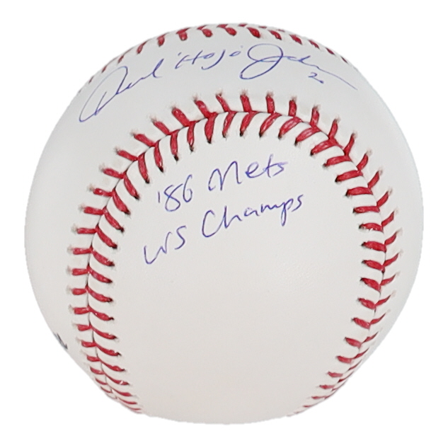 Howard "Hojo" Johnson Signed OML Baseball Inscribed "NY Mets HOF 2023" & "'86 Mets WS Champs" (Mead Chasky) at PristineAuction.com Howard "Hojo" Johnson Signed OML Baseball Inscribed "NY Mets HOF 2023" & "'86 Mets WS Champs" (Mead Chasky) at PristineAuction.com