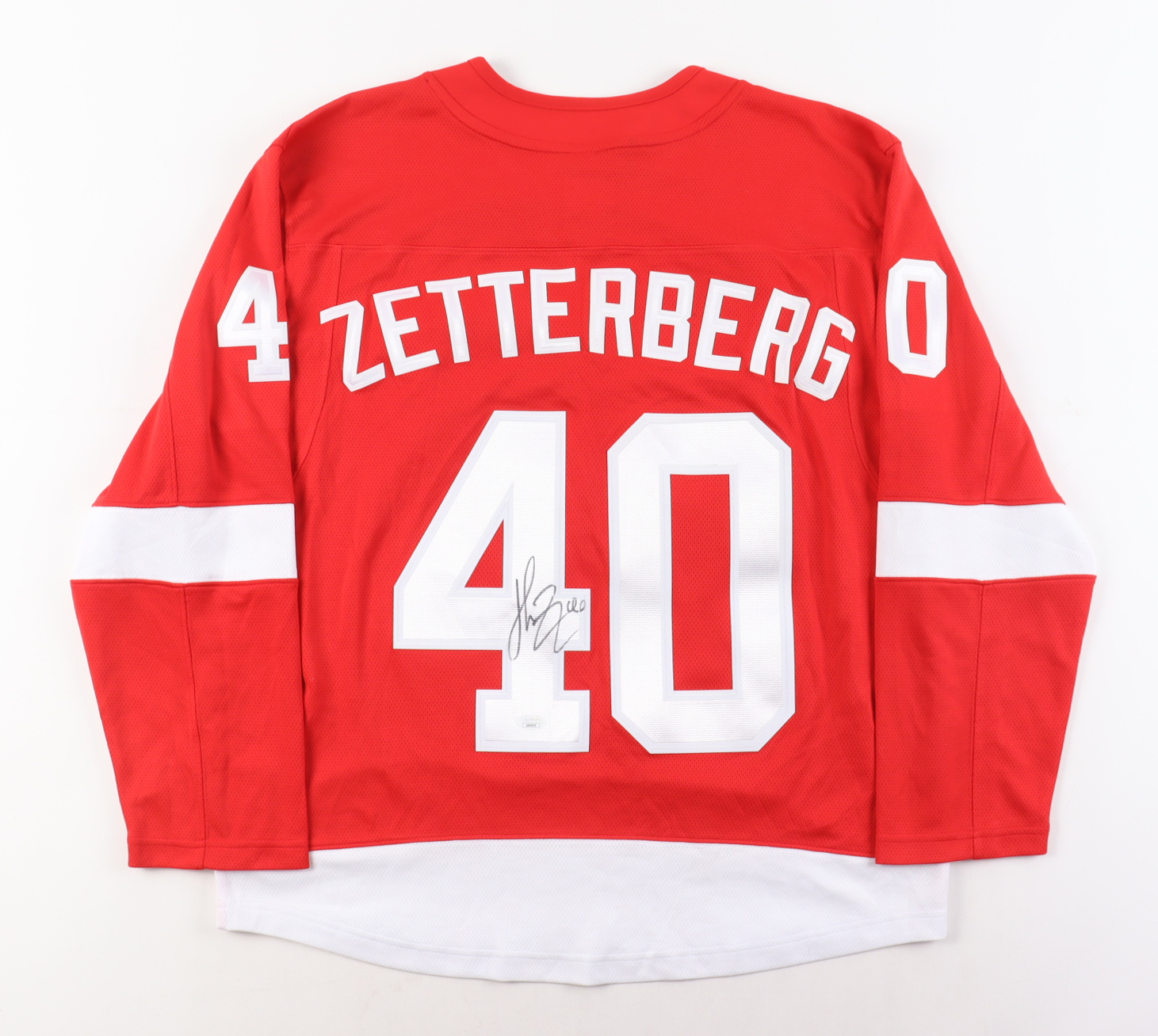 Henrik Zetterberg Signed Red Wings Captains Jersey (JSA) at PristineAuction.com Henrik Zetterberg Signed Red Wings Captains Jersey (JSA) at PristineAuction.com